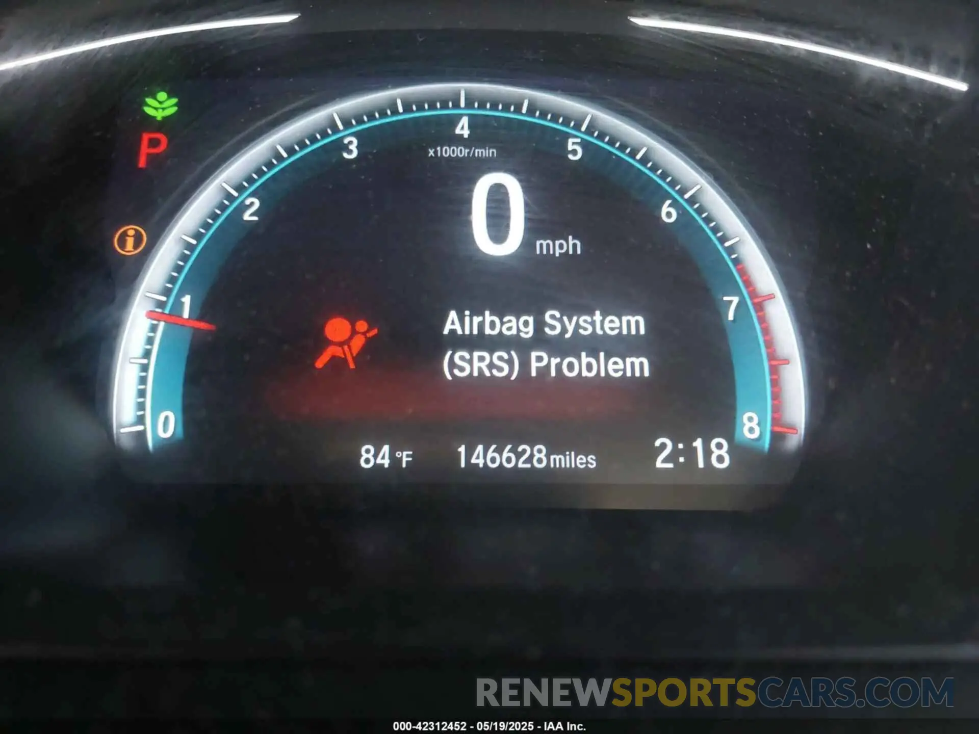 15 Photograph of a damaged car 19XFC2F60KE208043 HONDA CIVIC 2019