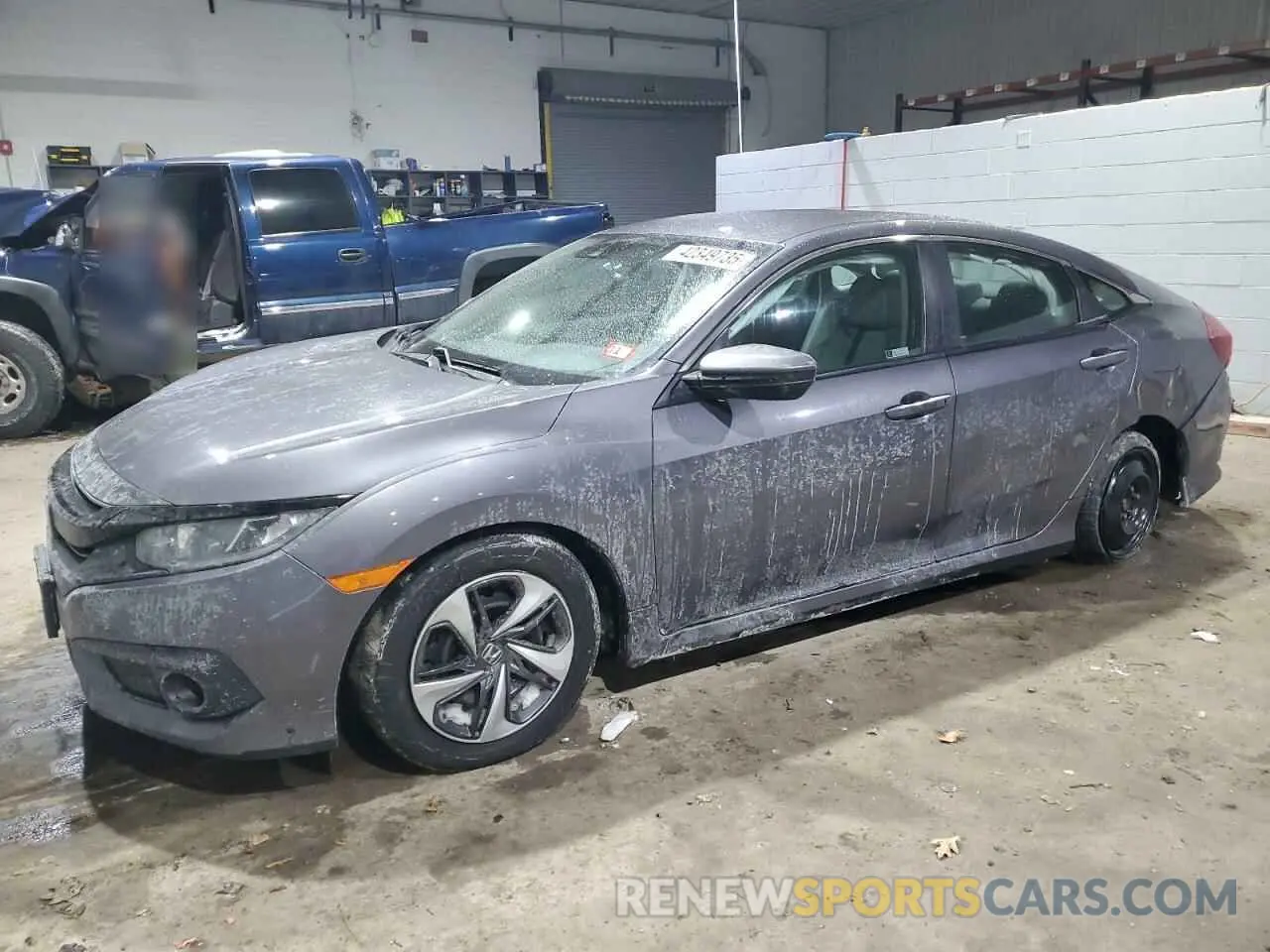 1 Photograph of a damaged car 19XFC2F61KE000947 HONDA CIVIC 2019