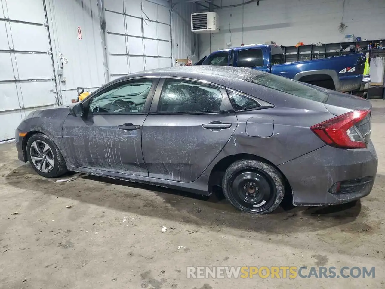 2 Photograph of a damaged car 19XFC2F61KE000947 HONDA CIVIC 2019