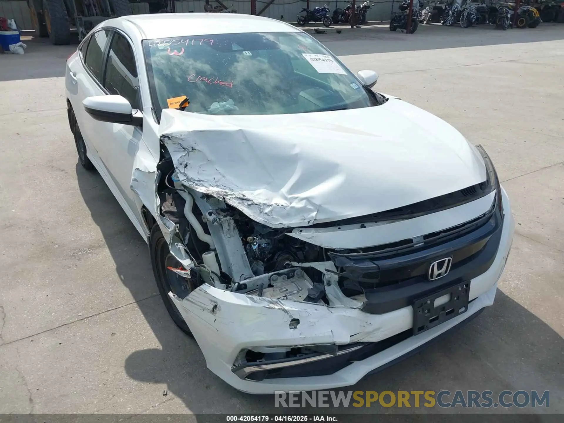 6 Photograph of a damaged car 19XFC2F61KE006635 HONDA CIVIC 2019