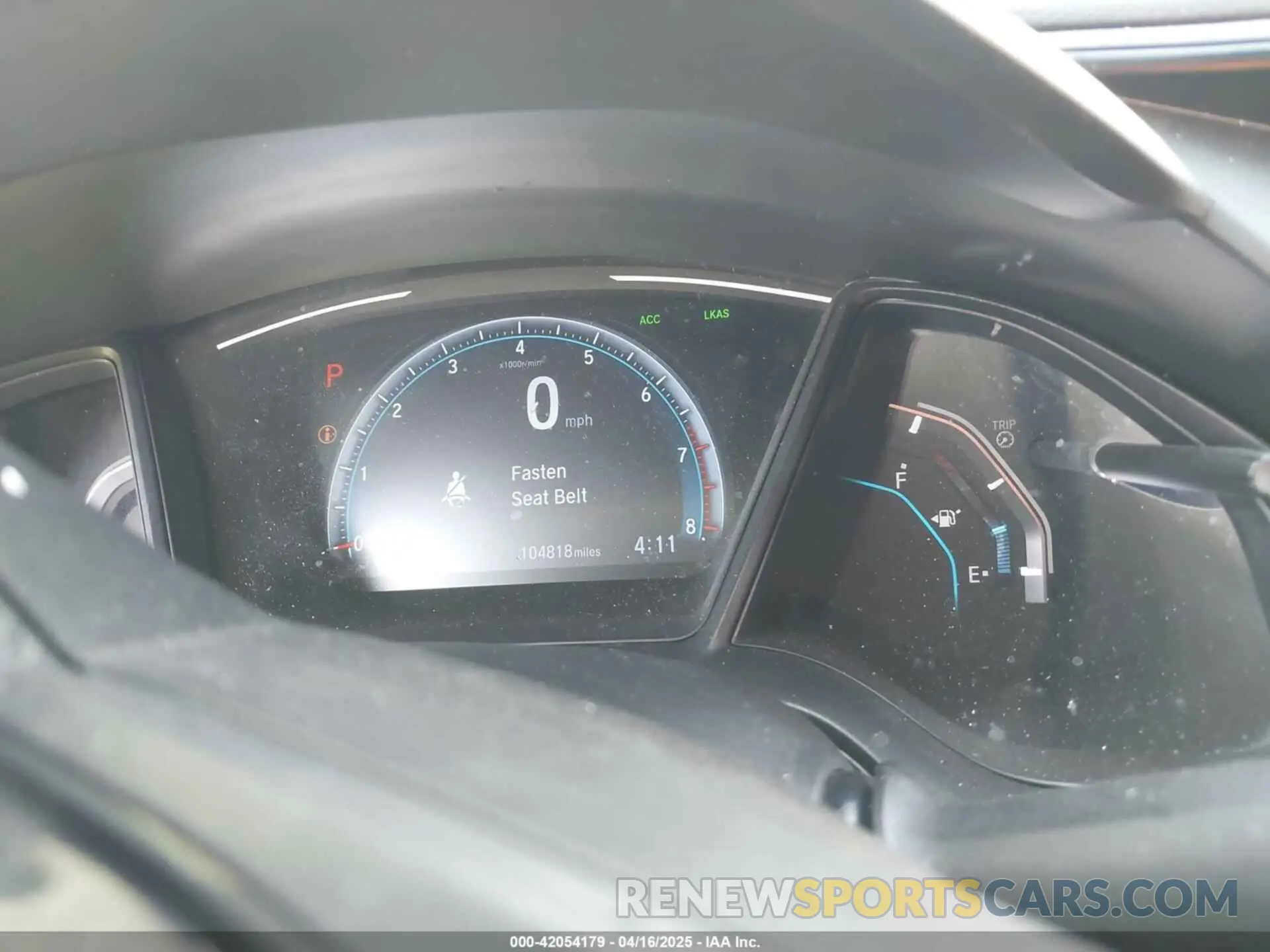 7 Photograph of a damaged car 19XFC2F61KE006635 HONDA CIVIC 2019