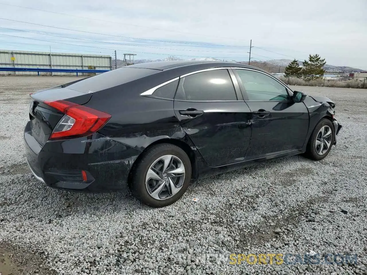 3 Photograph of a damaged car 19XFC2F61KE009602 HONDA CIVIC 2019