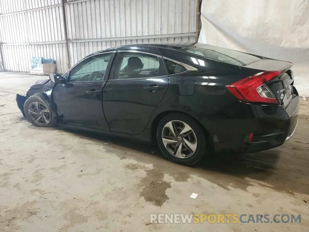 2 Photograph of a damaged car 19XFC2F61KE009793 HONDA CIVIC 2019