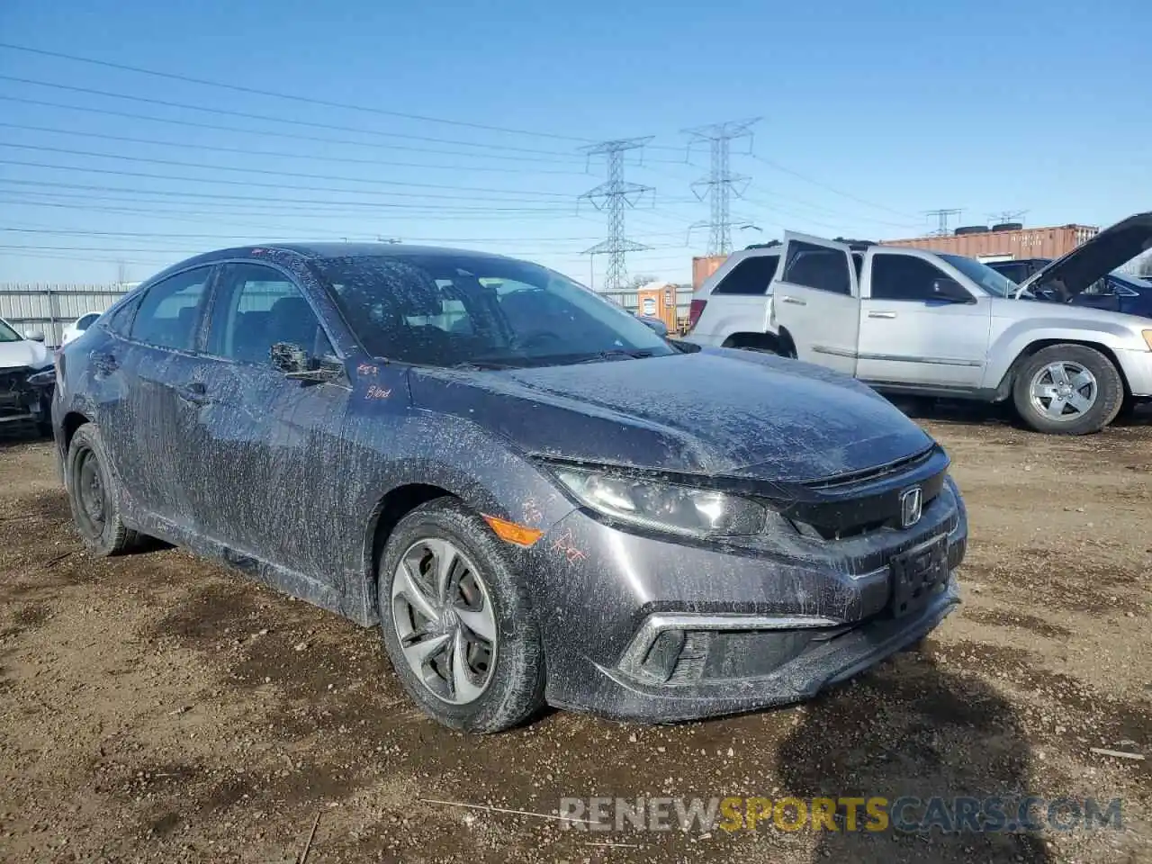 4 Photograph of a damaged car 19XFC2F61KE010300 HONDA CIVIC 2019