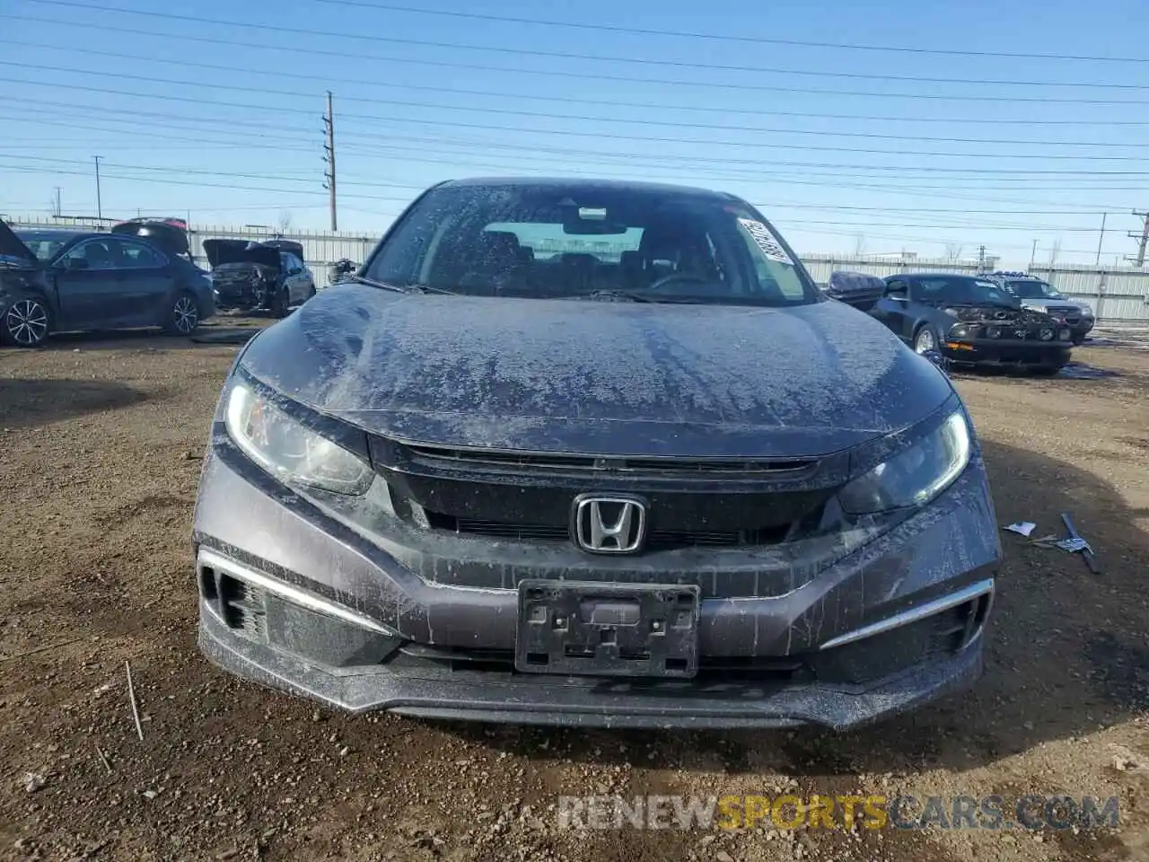 5 Photograph of a damaged car 19XFC2F61KE010300 HONDA CIVIC 2019