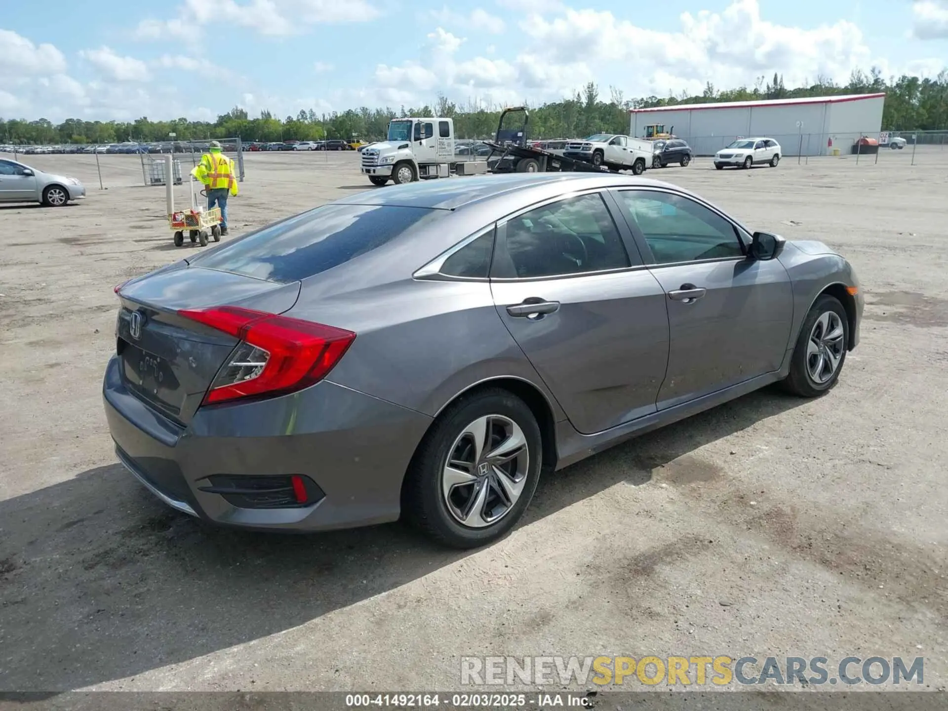 4 Photograph of a damaged car 19XFC2F61KE011222 HONDA CIVIC 2019