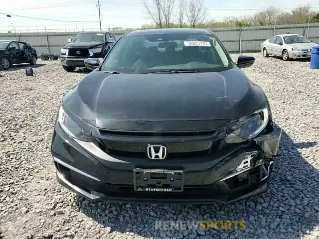 10 Photograph of a damaged car 19XFC2F61KE011429 HONDA CIVIC 2019