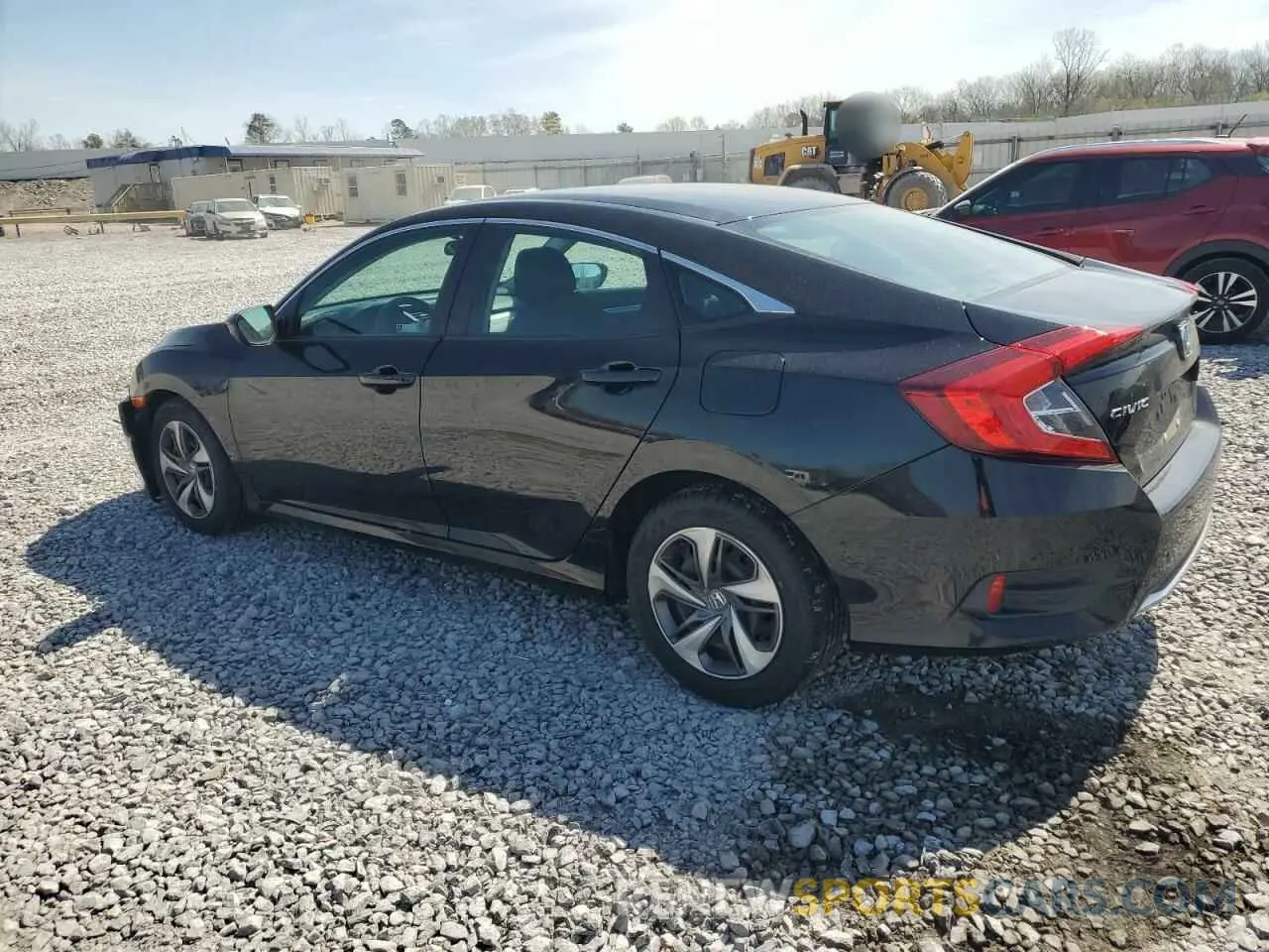 2 Photograph of a damaged car 19XFC2F61KE011429 HONDA CIVIC 2019