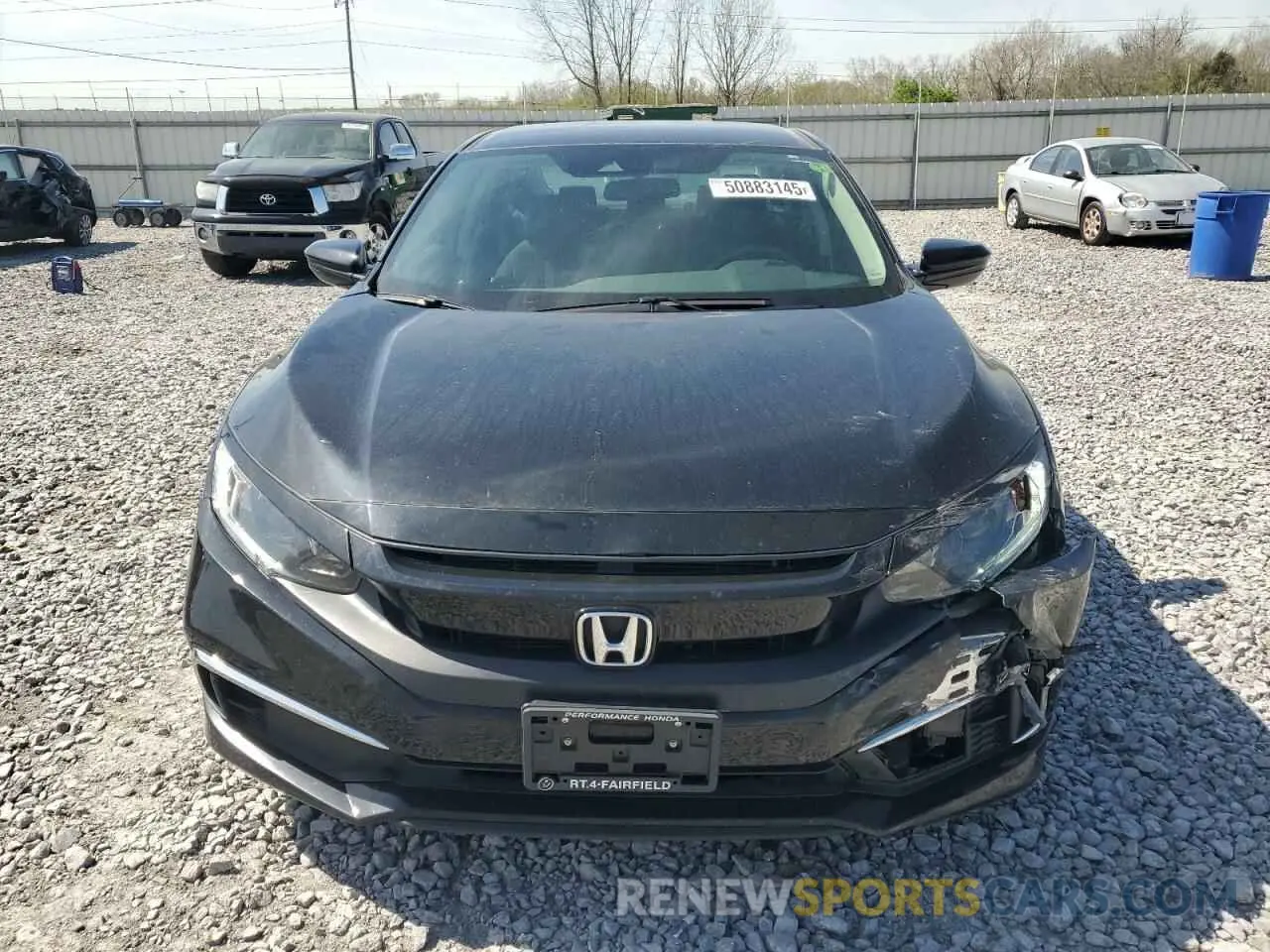 5 Photograph of a damaged car 19XFC2F61KE011429 HONDA CIVIC 2019