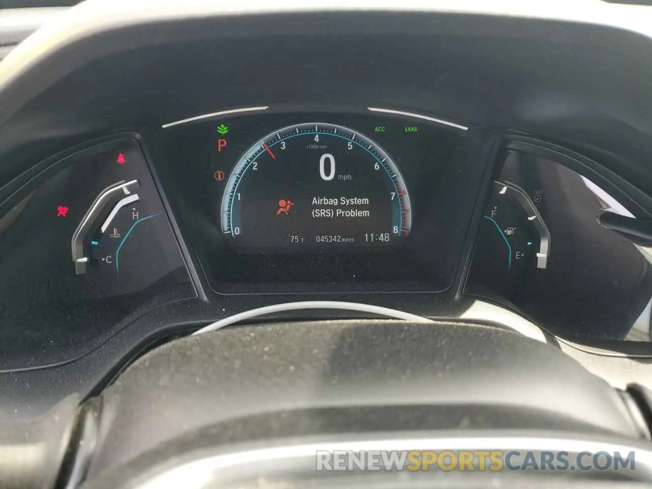 9 Photograph of a damaged car 19XFC2F61KE011429 HONDA CIVIC 2019