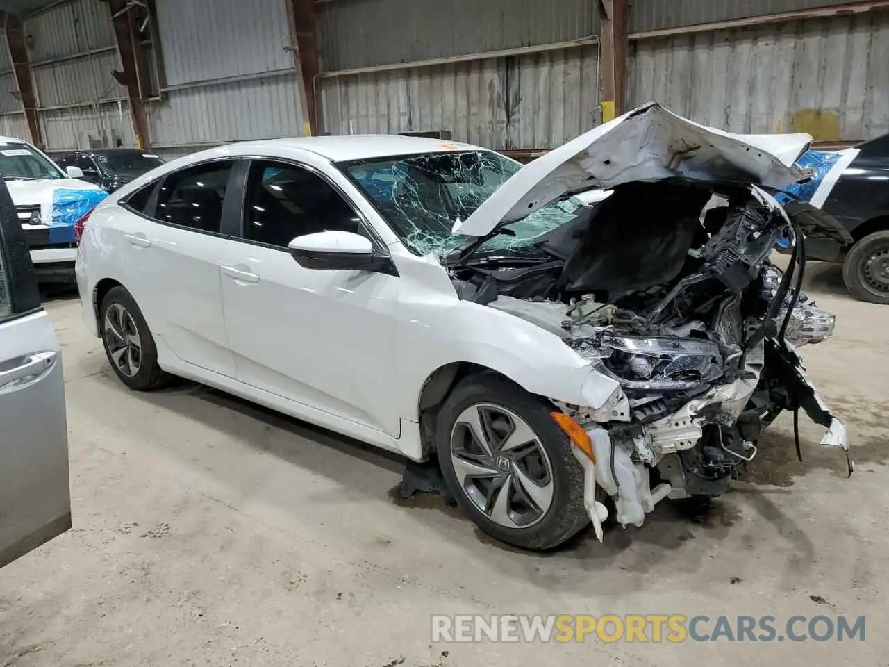 4 Photograph of a damaged car 19XFC2F61KE012371 HONDA CIVIC 2019
