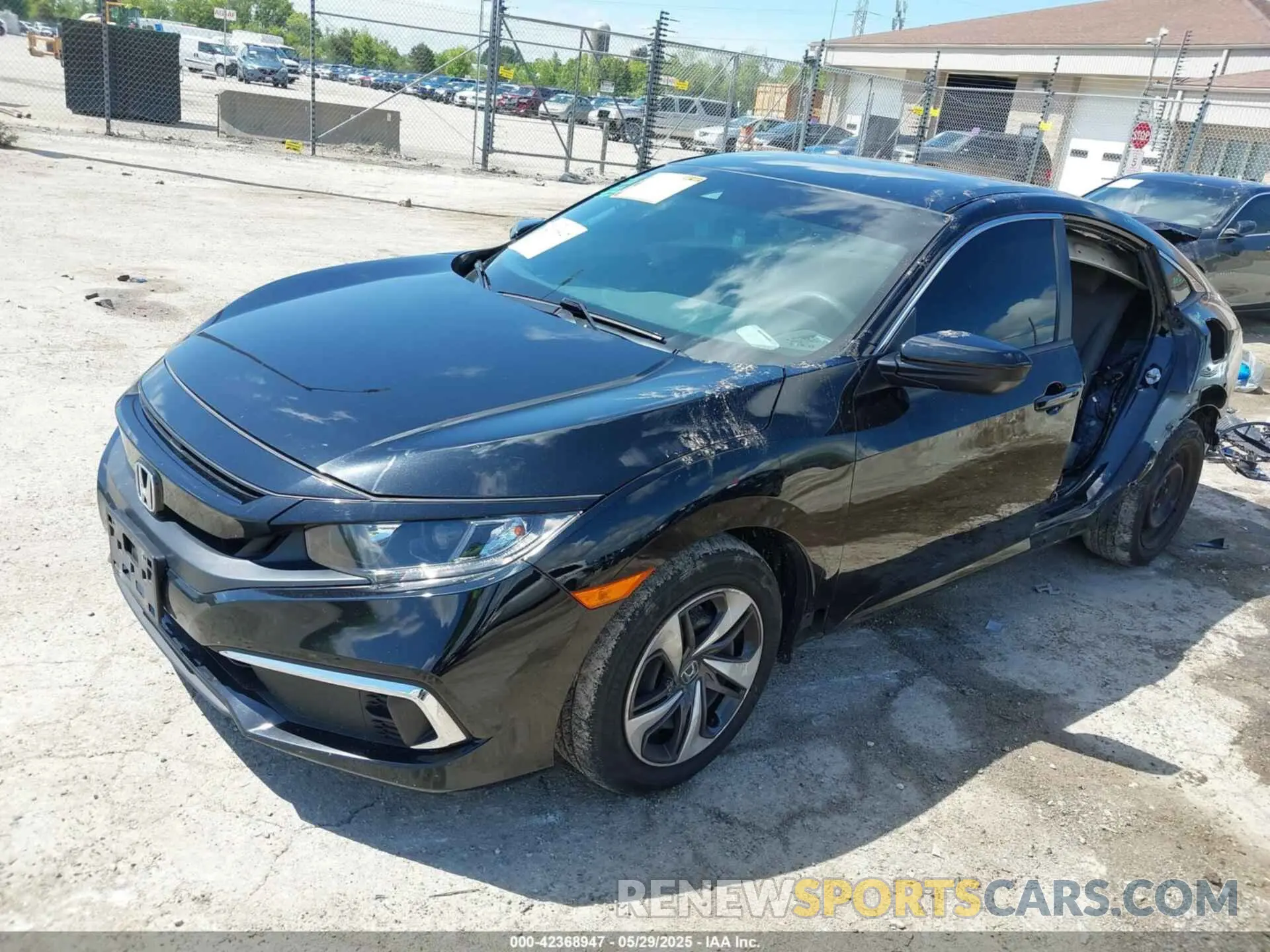 2 Photograph of a damaged car 19XFC2F61KE017134 HONDA CIVIC 2019
