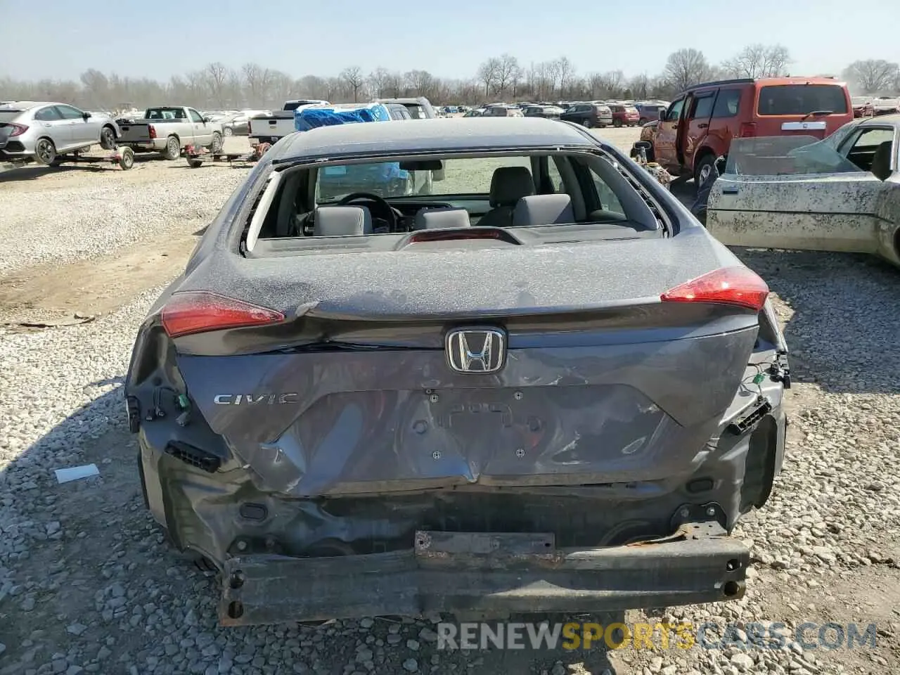6 Photograph of a damaged car 19XFC2F61KE020549 HONDA CIVIC 2019