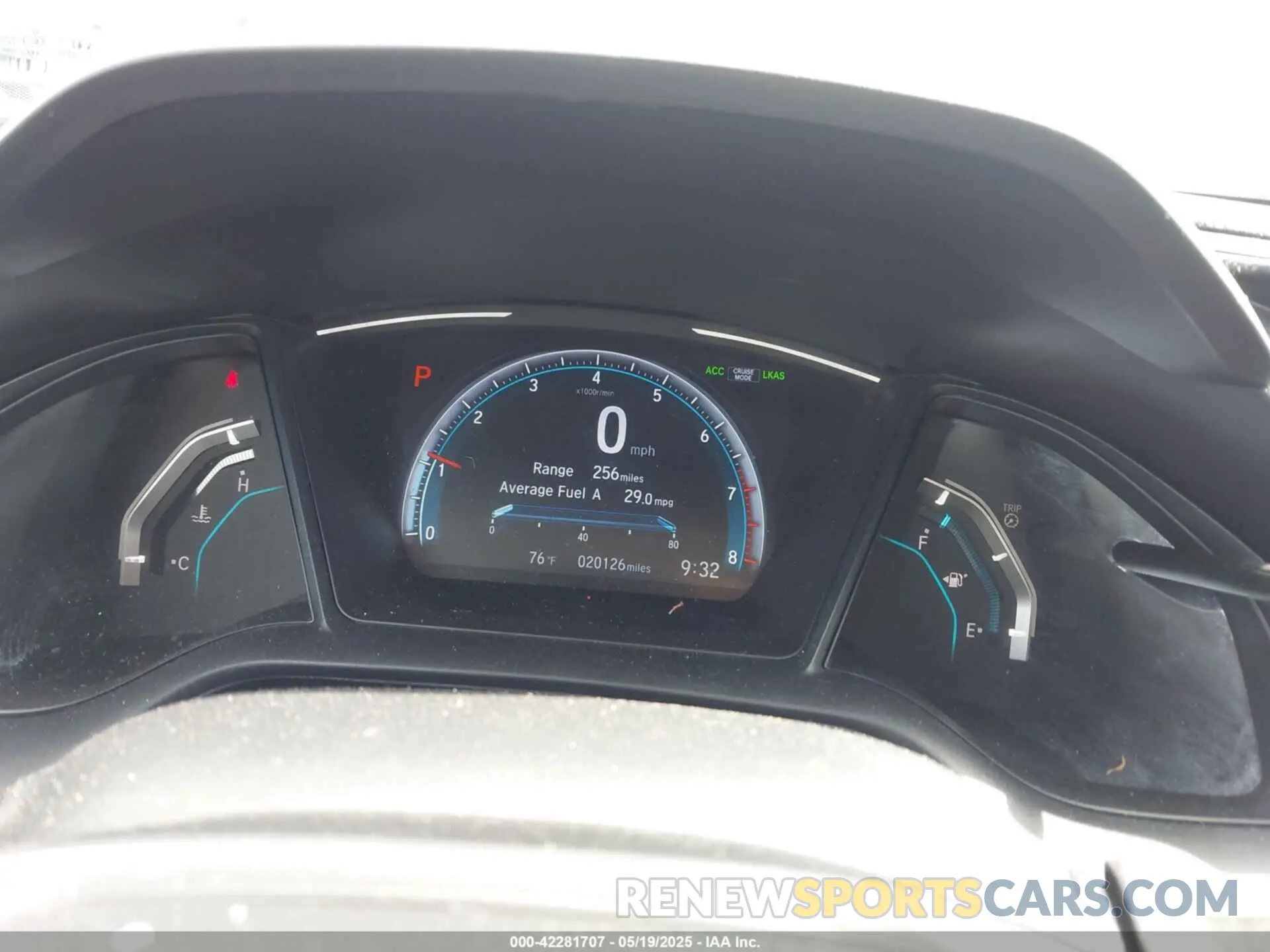 7 Photograph of a damaged car 19XFC2F61KE023483 HONDA CIVIC 2019
