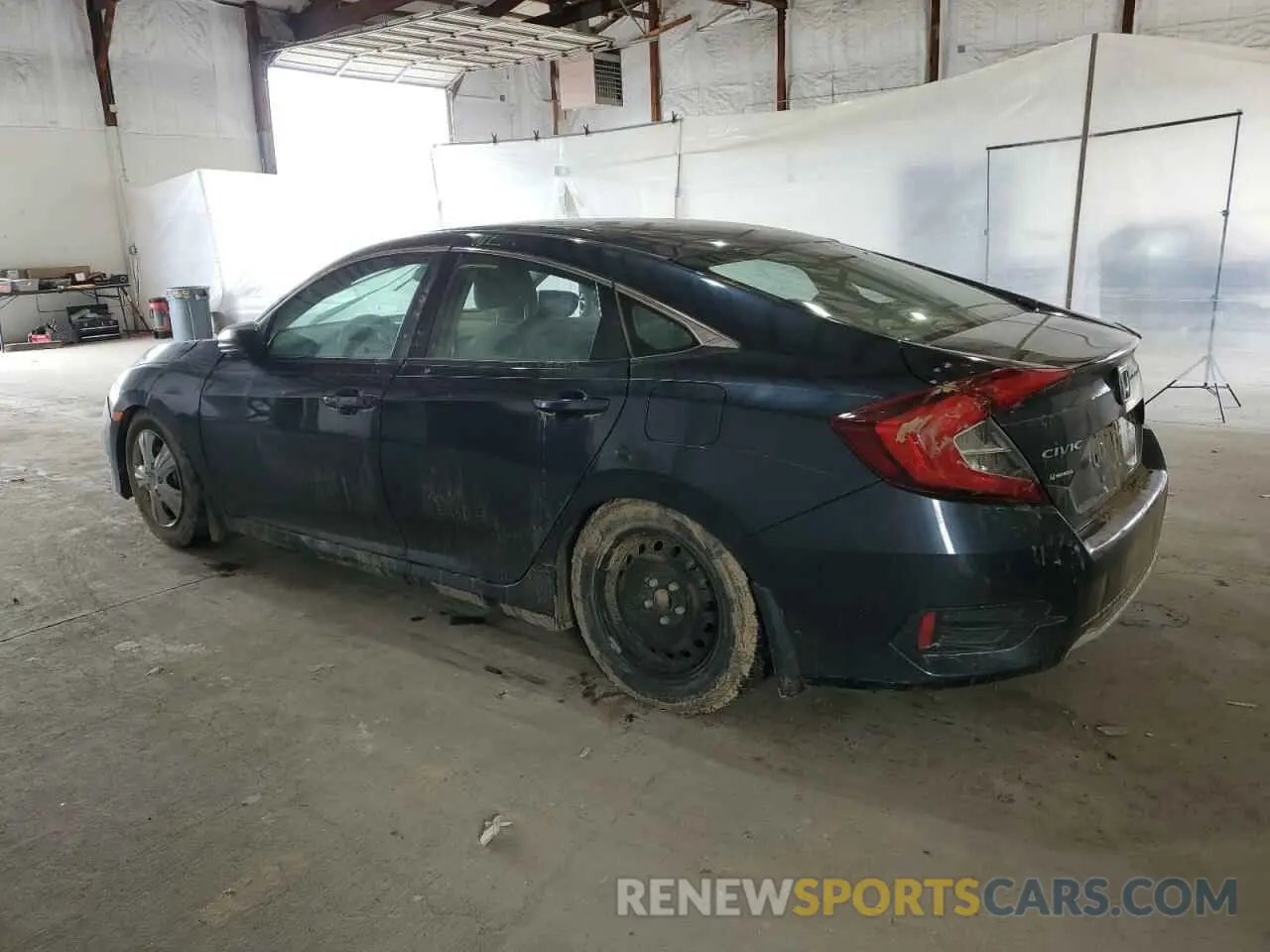 2 Photograph of a damaged car 19XFC2F61KE028845 HONDA CIVIC 2019