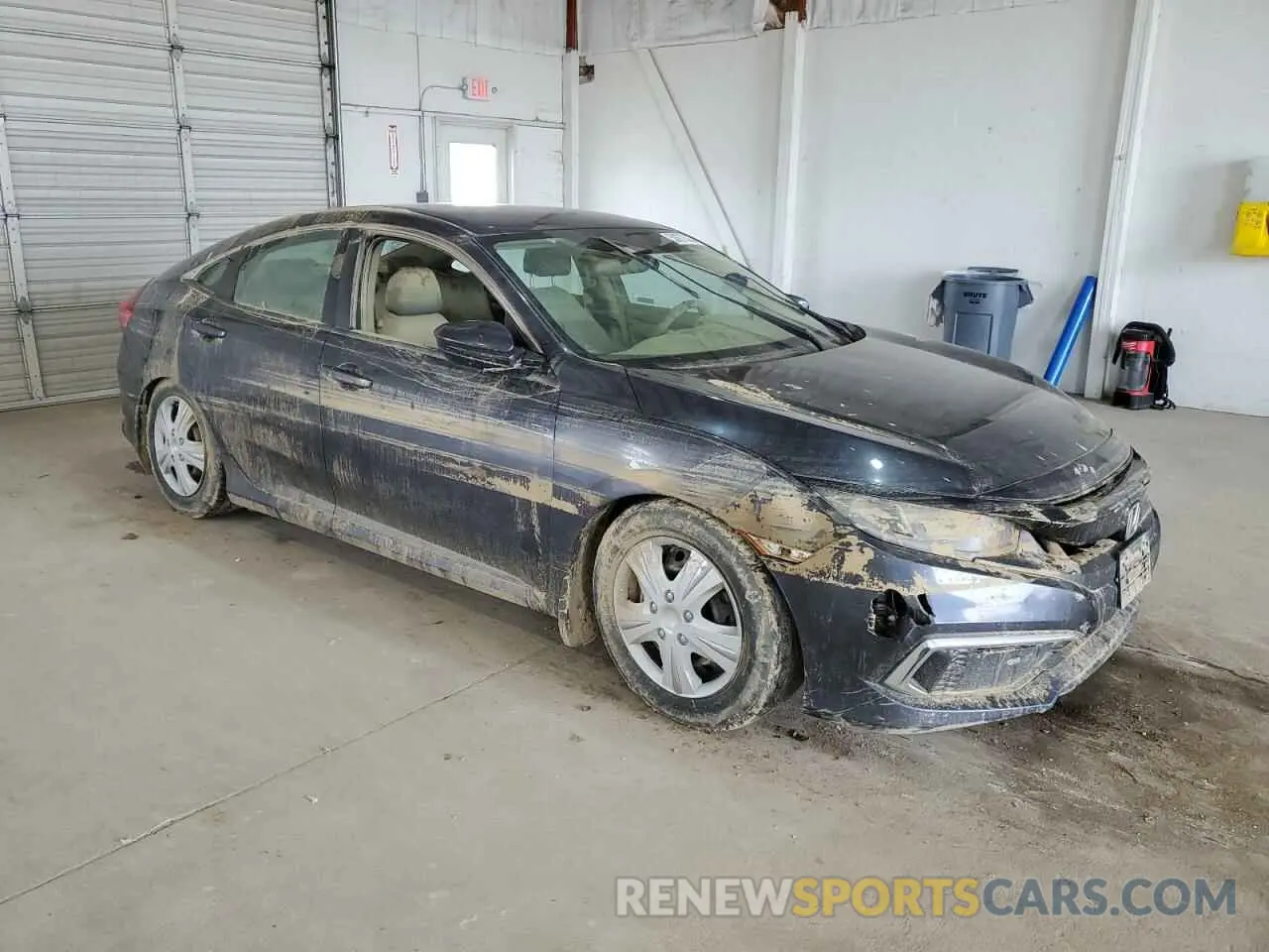 4 Photograph of a damaged car 19XFC2F61KE028845 HONDA CIVIC 2019