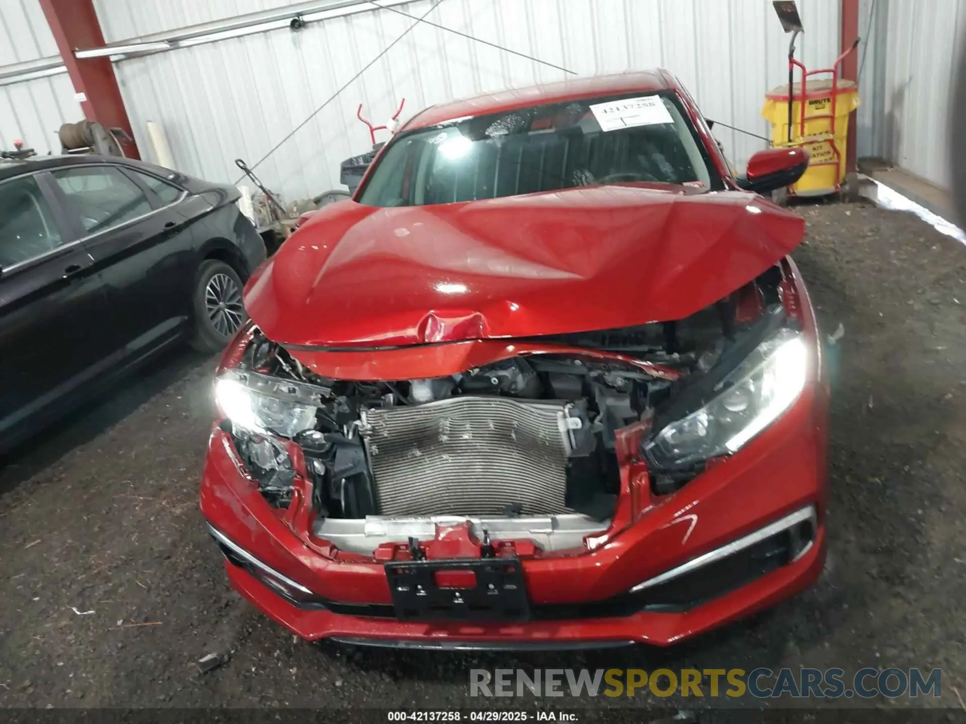 13 Photograph of a damaged car 19XFC2F61KE031681 HONDA CIVIC 2019