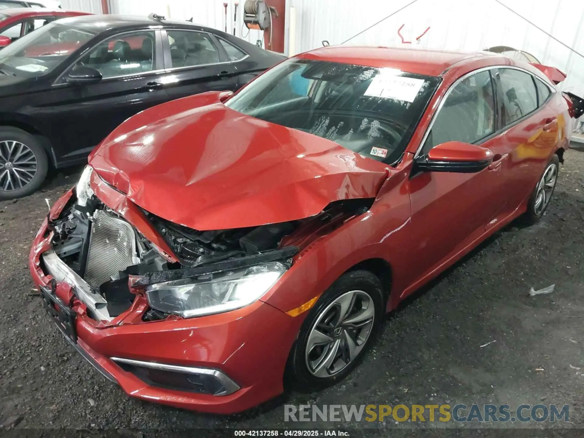 2 Photograph of a damaged car 19XFC2F61KE031681 HONDA CIVIC 2019