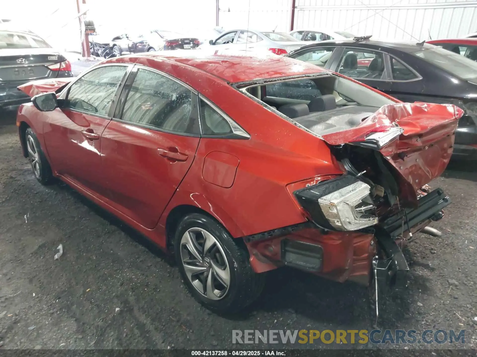 3 Photograph of a damaged car 19XFC2F61KE031681 HONDA CIVIC 2019