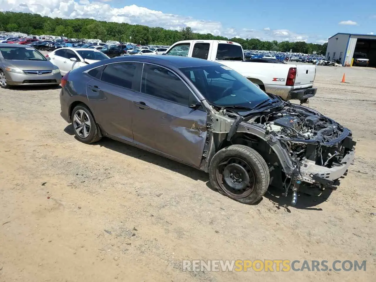 4 Photograph of a damaged car 19XFC2F61KE035200 HONDA CIVIC 2019