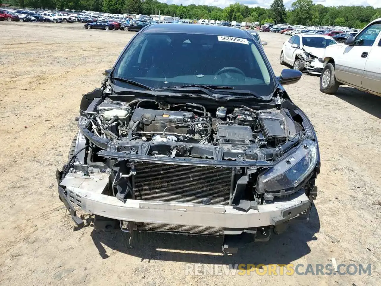 5 Photograph of a damaged car 19XFC2F61KE035200 HONDA CIVIC 2019