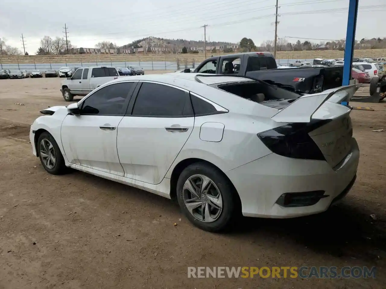 2 Photograph of a damaged car 19XFC2F61KE036007 HONDA CIVIC 2019