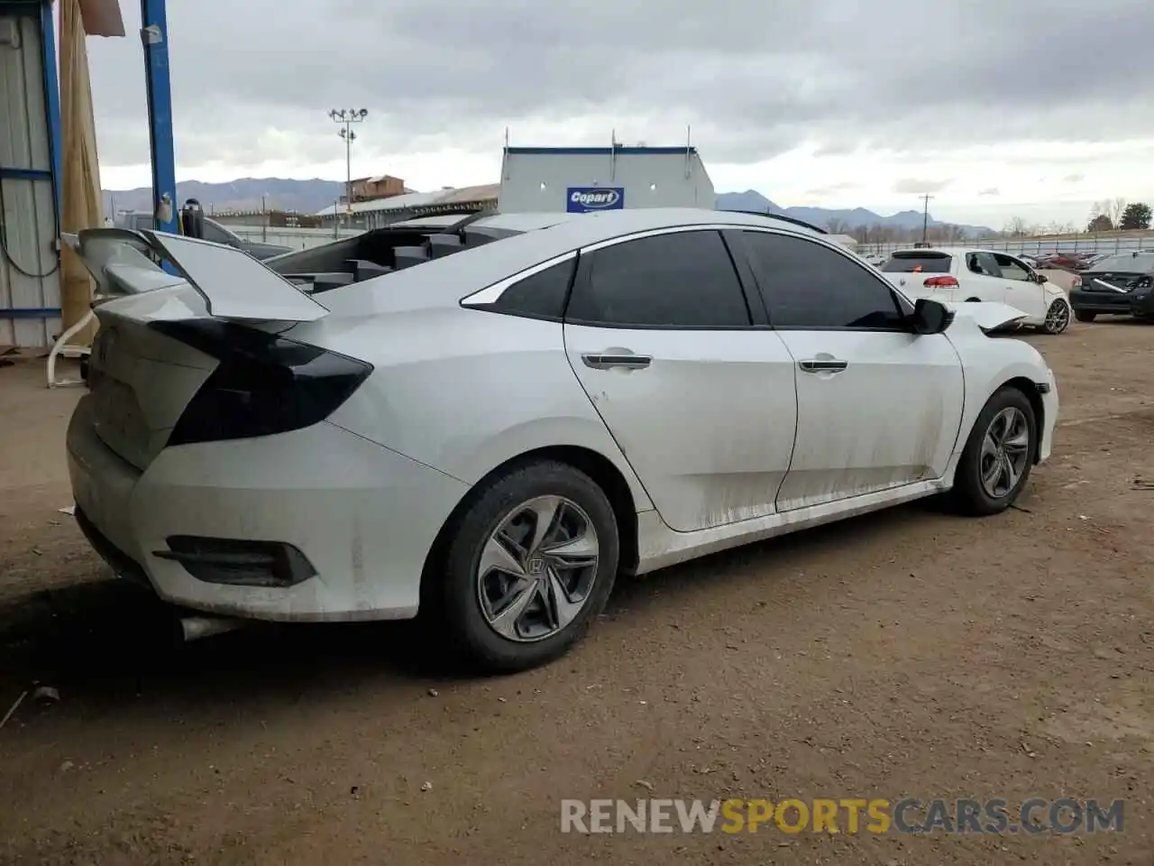 3 Photograph of a damaged car 19XFC2F61KE036007 HONDA CIVIC 2019