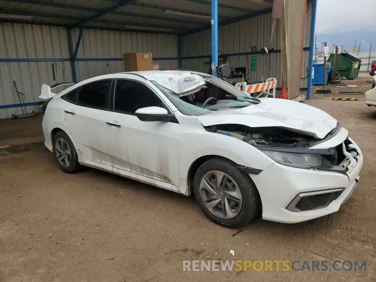 4 Photograph of a damaged car 19XFC2F61KE036007 HONDA CIVIC 2019