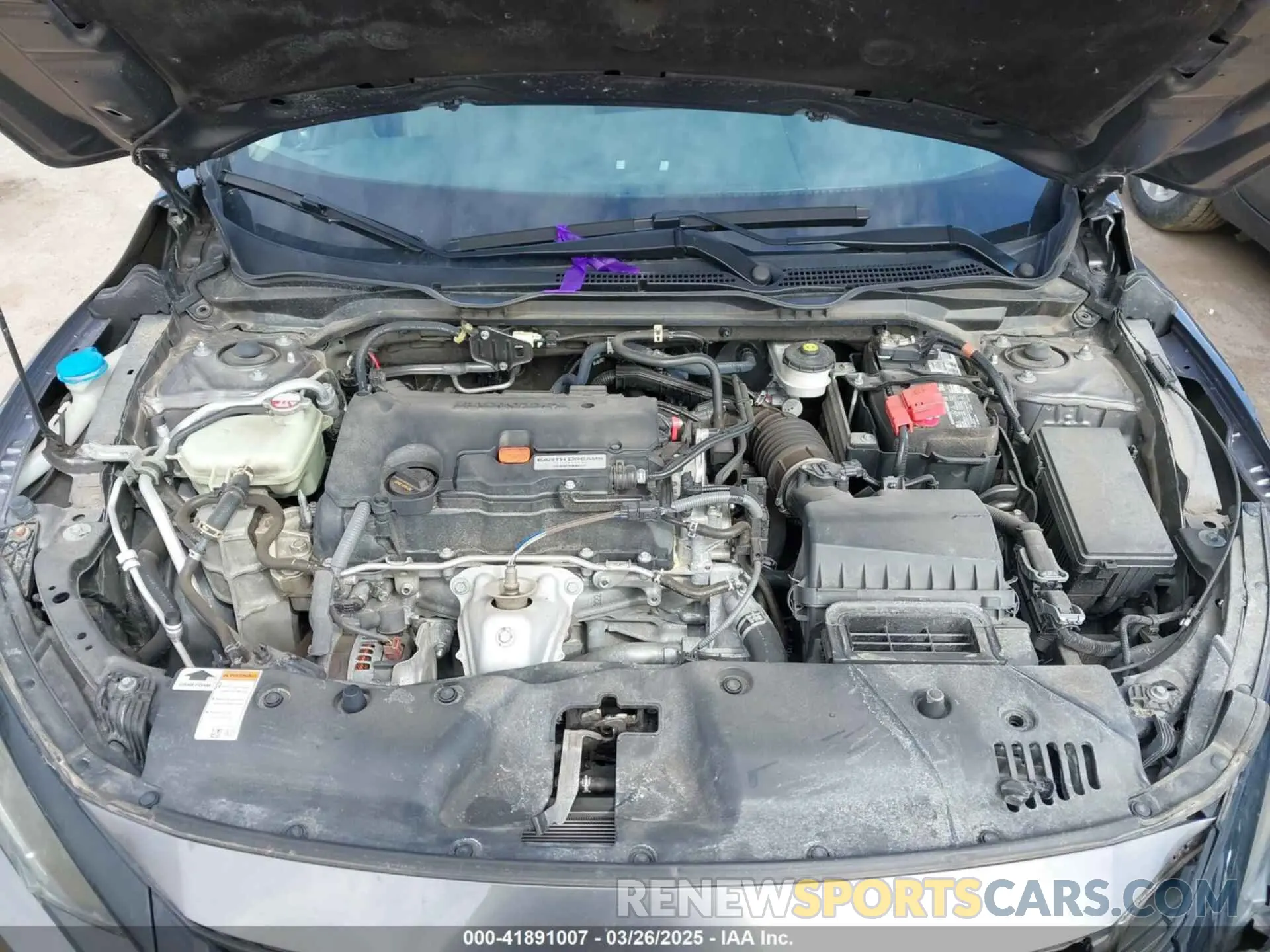 10 Photograph of a damaged car 19XFC2F61KE037495 HONDA CIVIC 2019