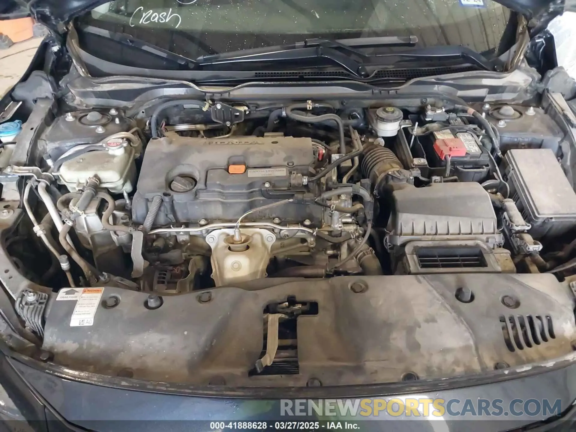 10 Photograph of a damaged car 19XFC2F61KE050358 HONDA CIVIC 2019