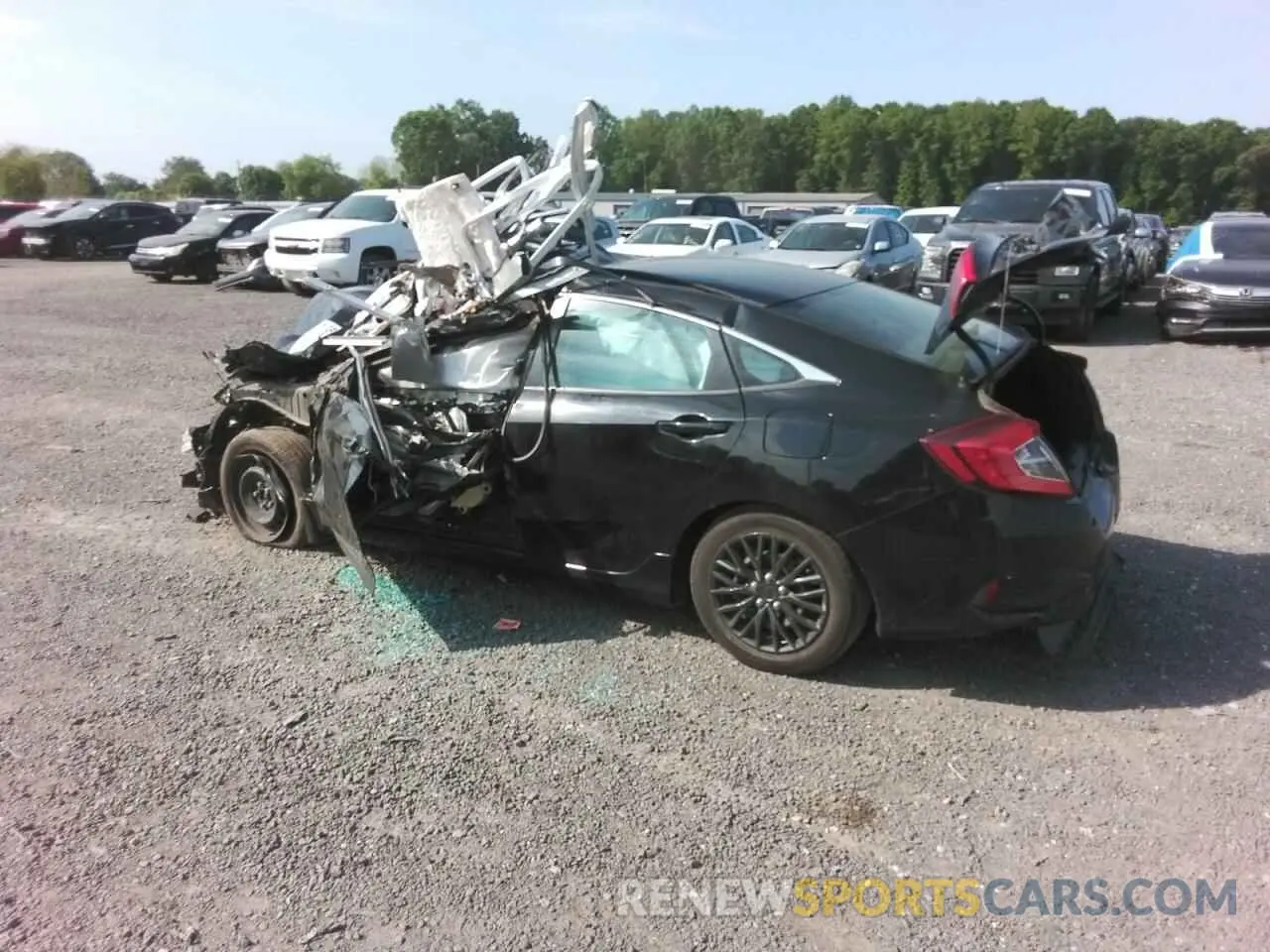 2 Photograph of a damaged car 19XFC2F61KE051445 HONDA CIVIC 2019