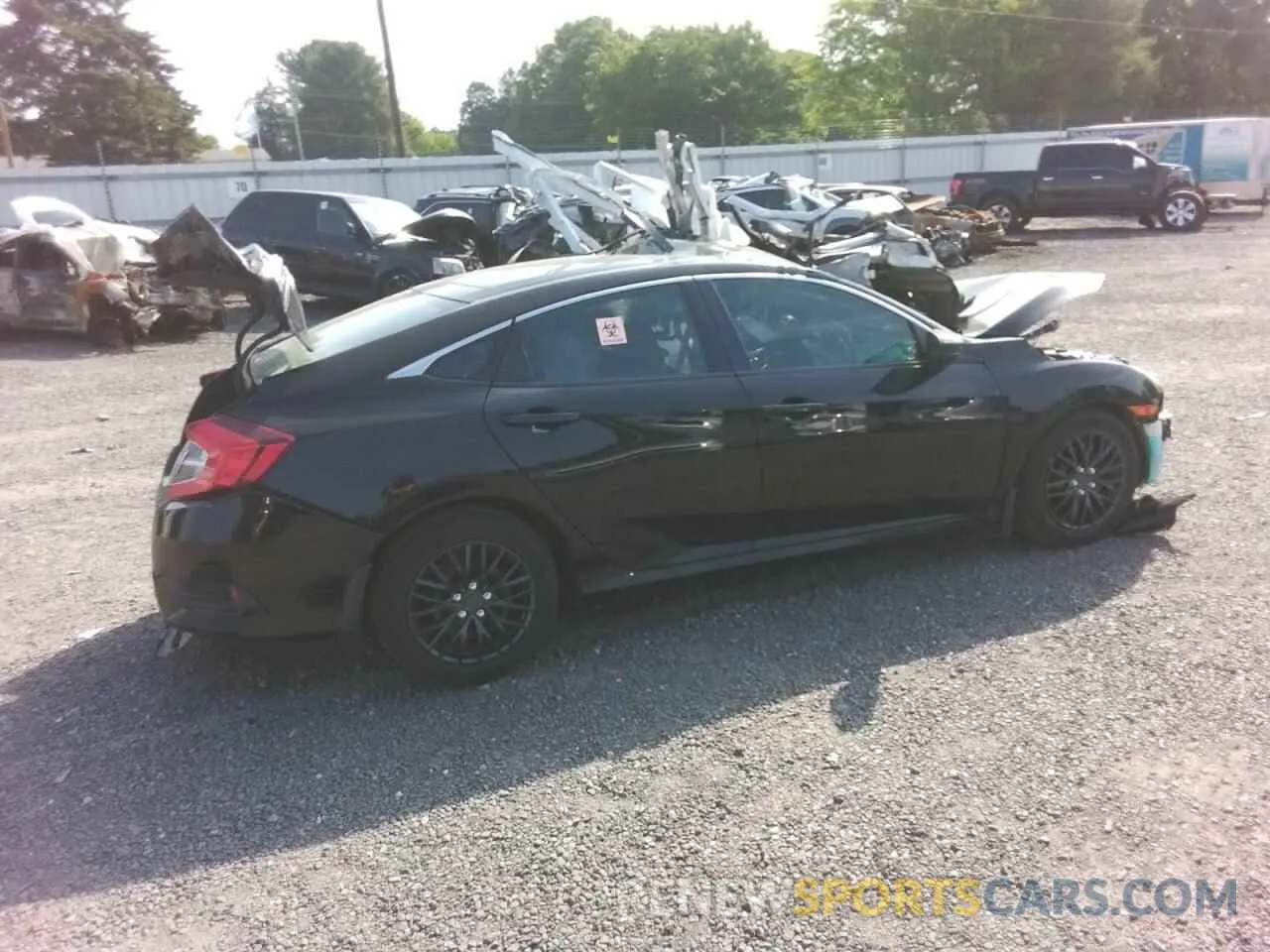 3 Photograph of a damaged car 19XFC2F61KE051445 HONDA CIVIC 2019
