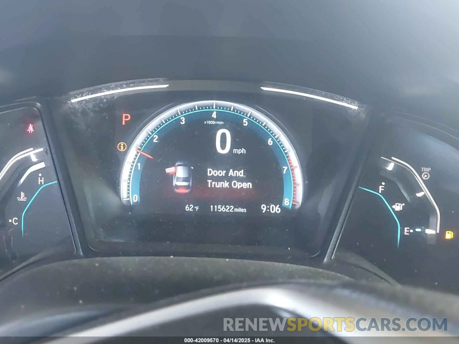 7 Photograph of a damaged car 19XFC2F61KE200629 HONDA CIVIC 2019