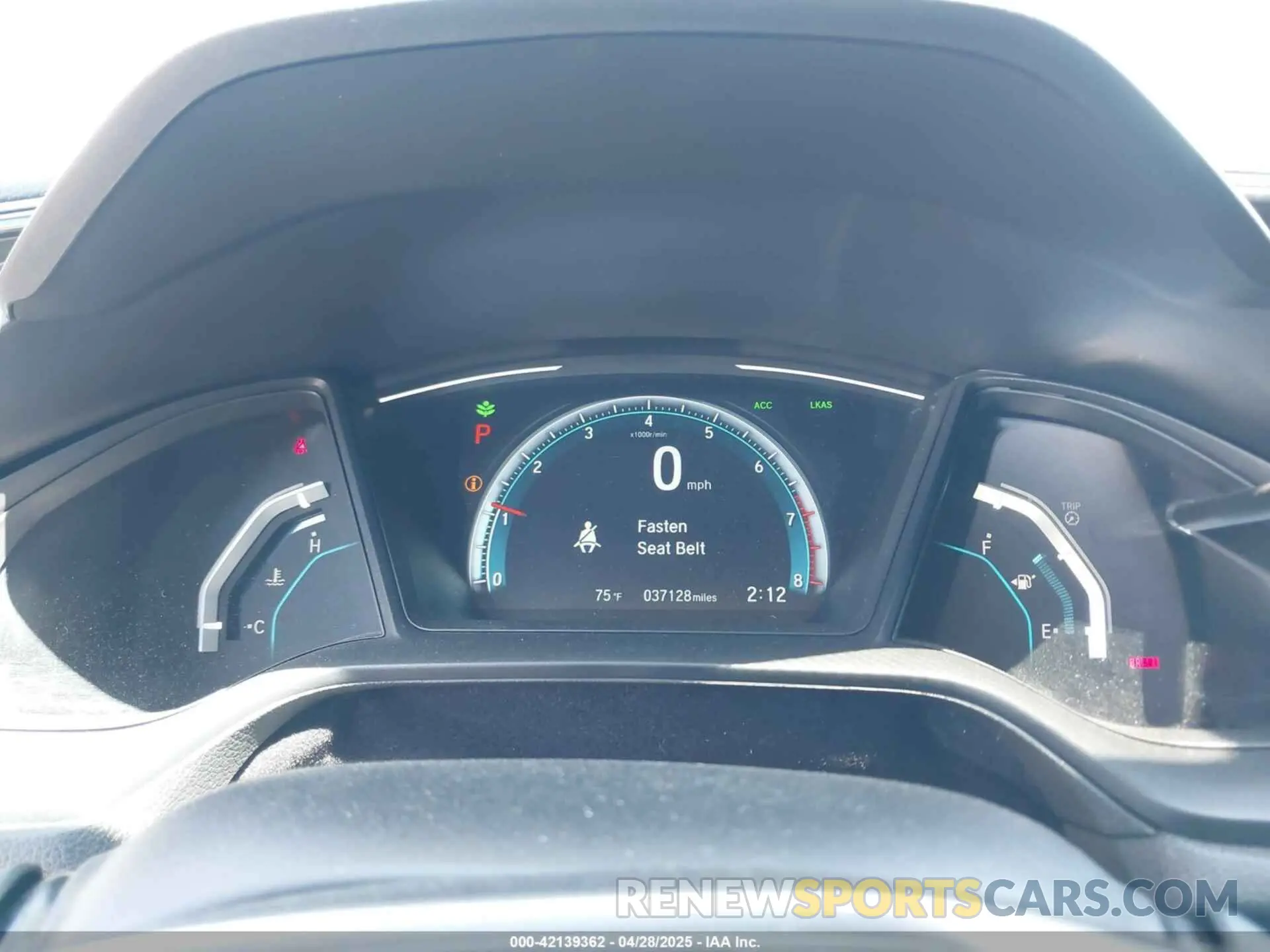 7 Photograph of a damaged car 19XFC2F61KE202252 HONDA CIVIC 2019