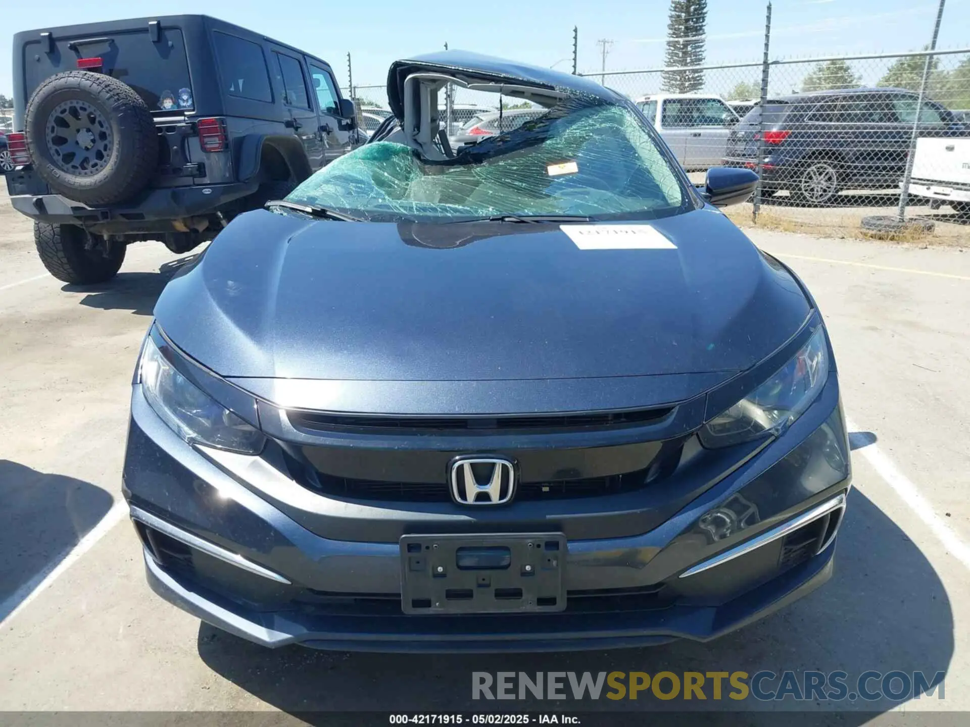 11 Photograph of a damaged car 19XFC2F61KE207080 HONDA CIVIC 2019
