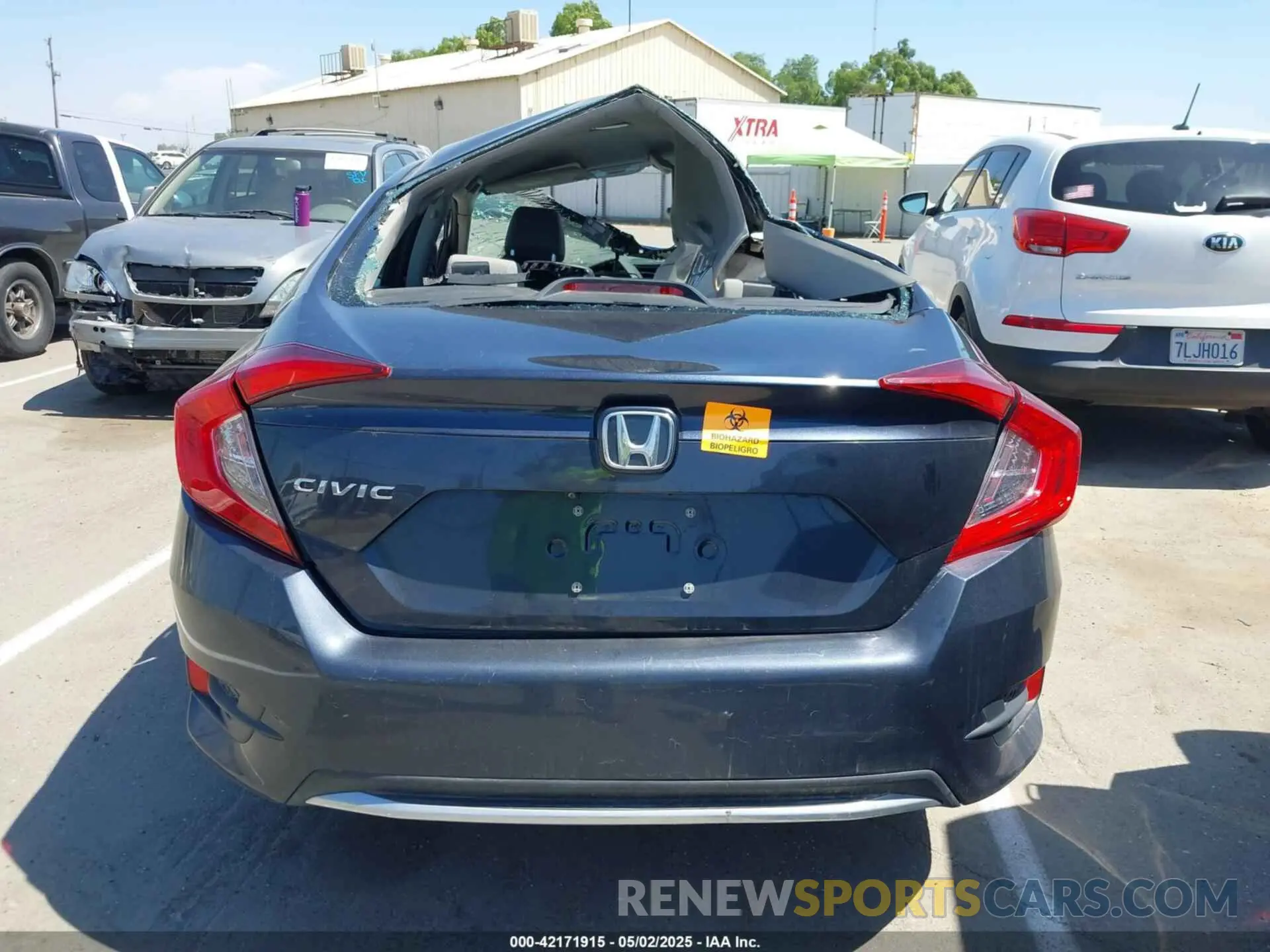 15 Photograph of a damaged car 19XFC2F61KE207080 HONDA CIVIC 2019