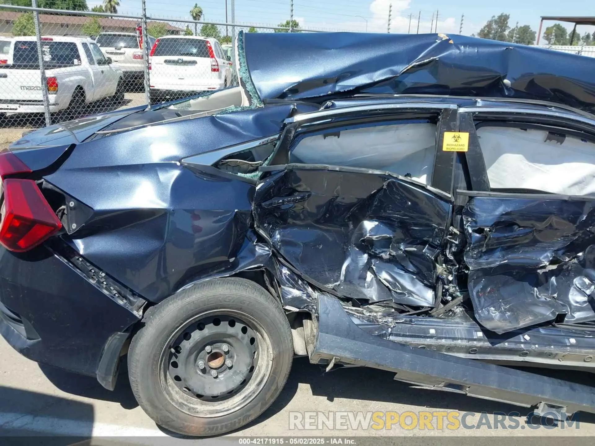 16 Photograph of a damaged car 19XFC2F61KE207080 HONDA CIVIC 2019