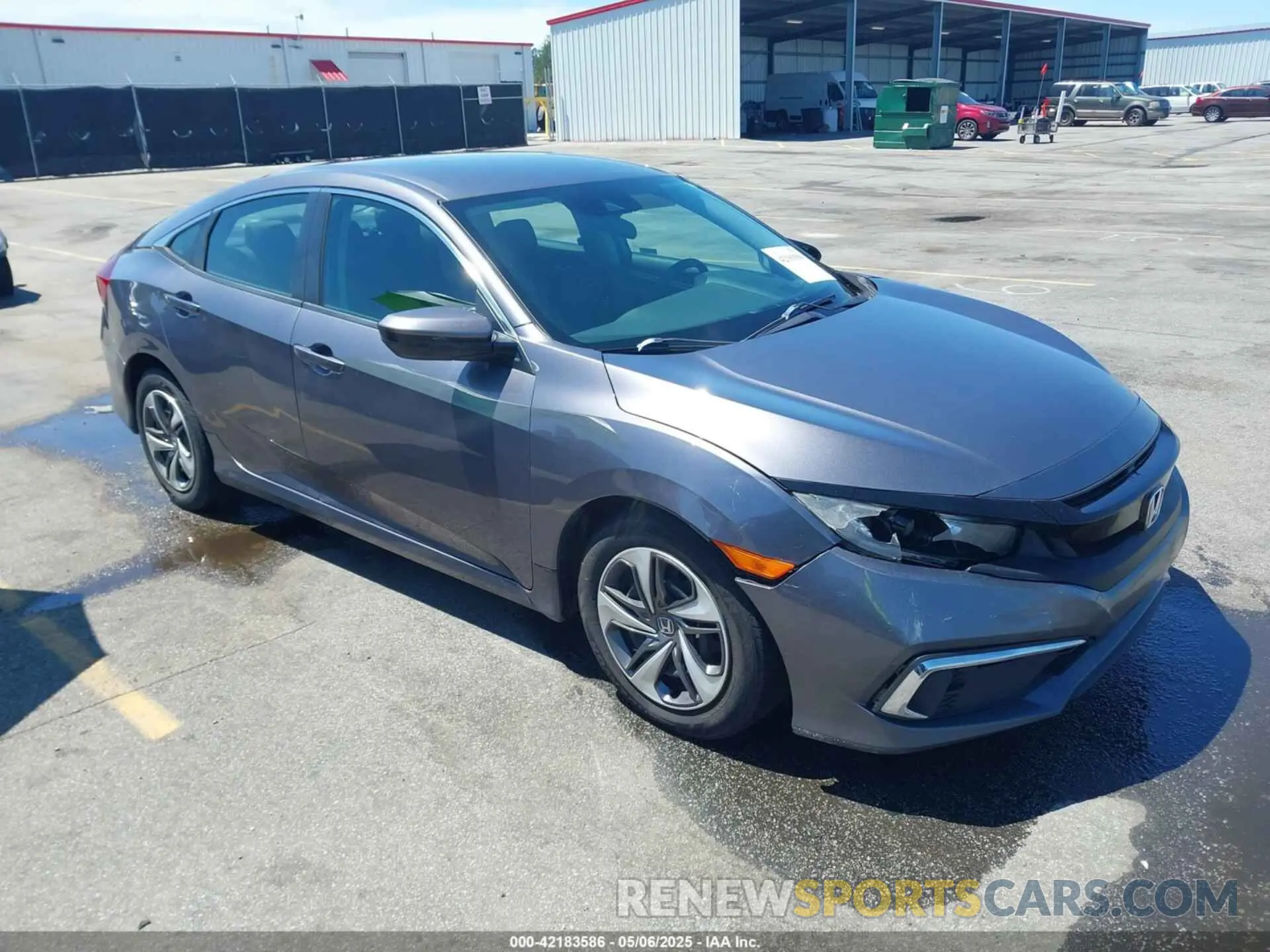 1 Photograph of a damaged car 19XFC2F62KE010340 HONDA CIVIC 2019