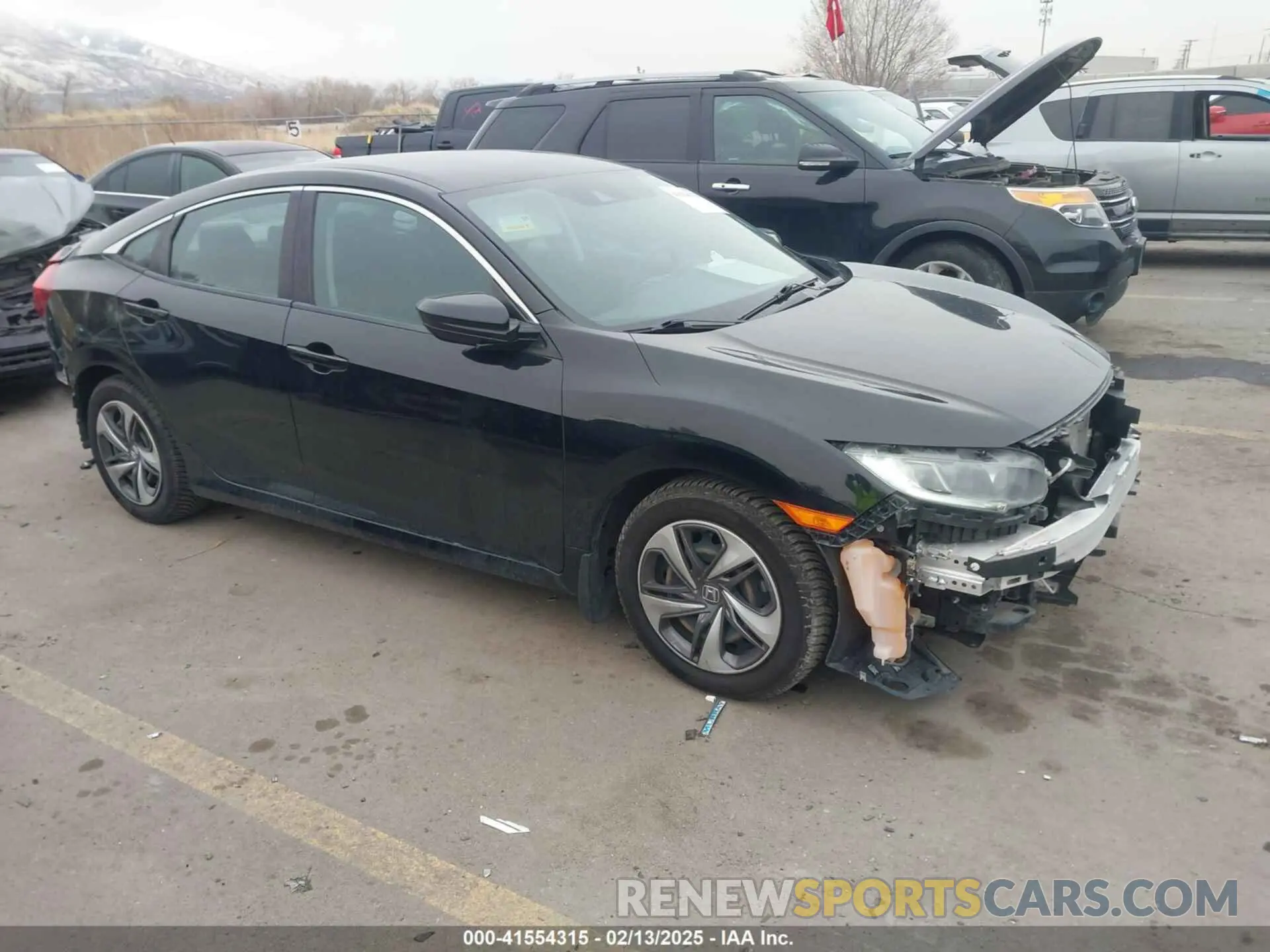 1 Photograph of a damaged car 19XFC2F62KE010550 HONDA CIVIC 2019