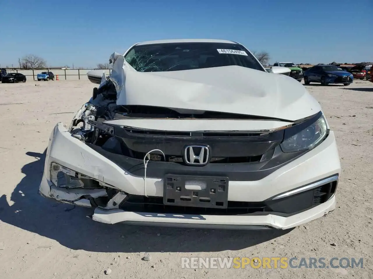 5 Photograph of a damaged car 19XFC2F62KE012511 HONDA CIVIC 2019
