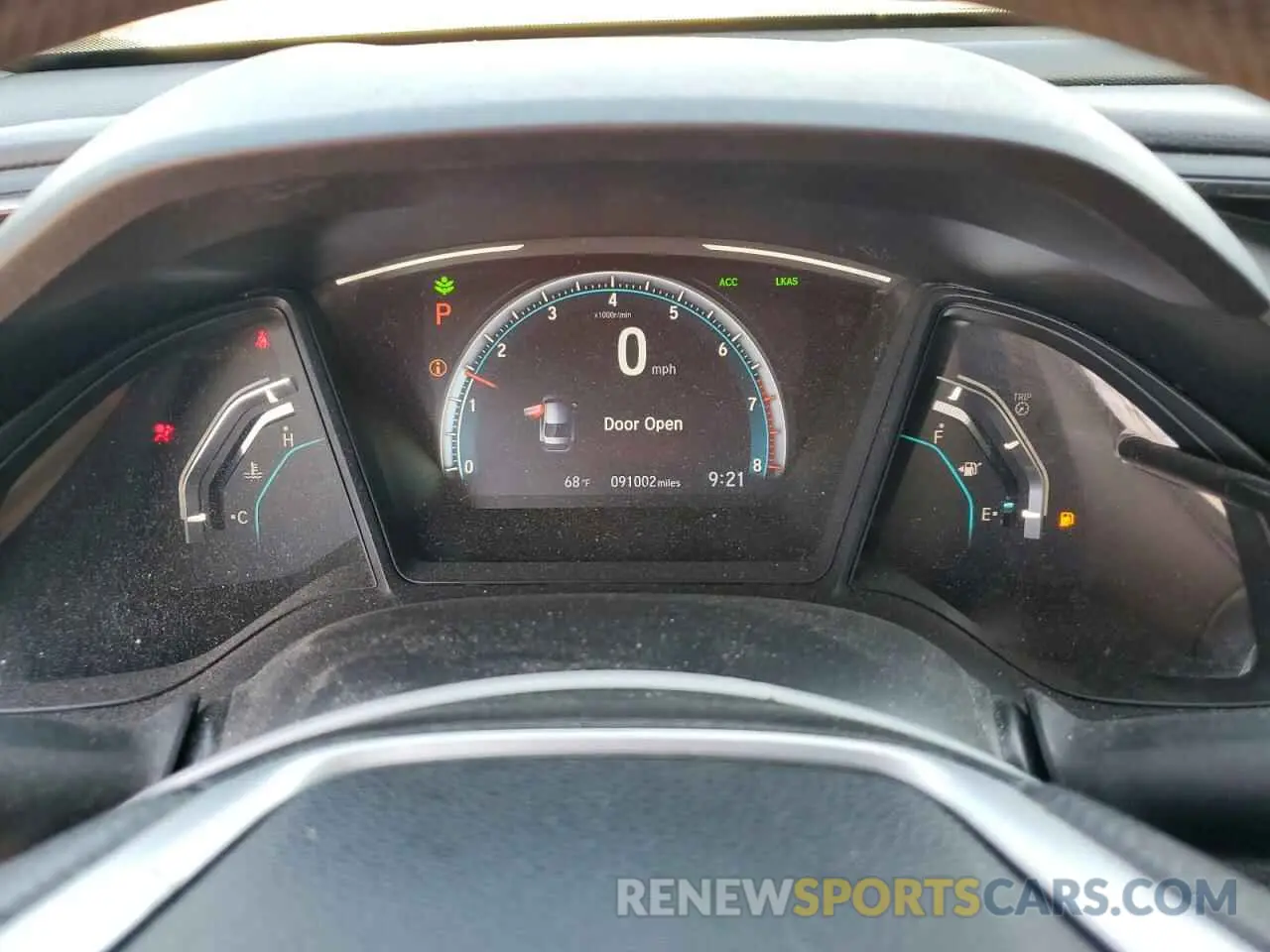 9 Photograph of a damaged car 19XFC2F62KE015070 HONDA CIVIC 2019