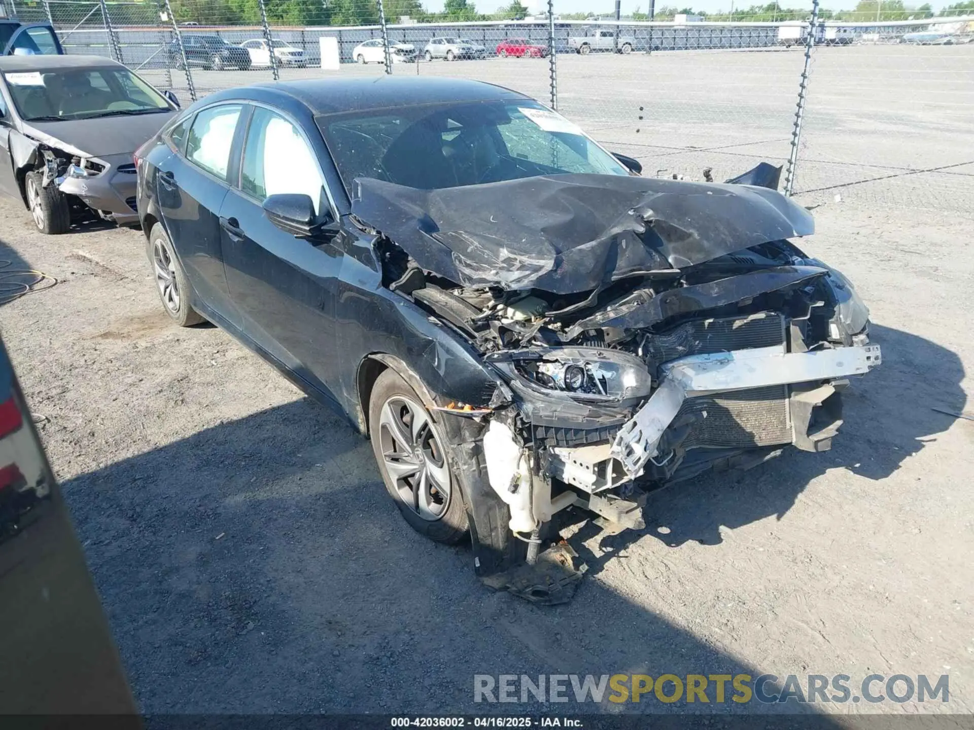1 Photograph of a damaged car 19XFC2F62KE018924 HONDA CIVIC 2019