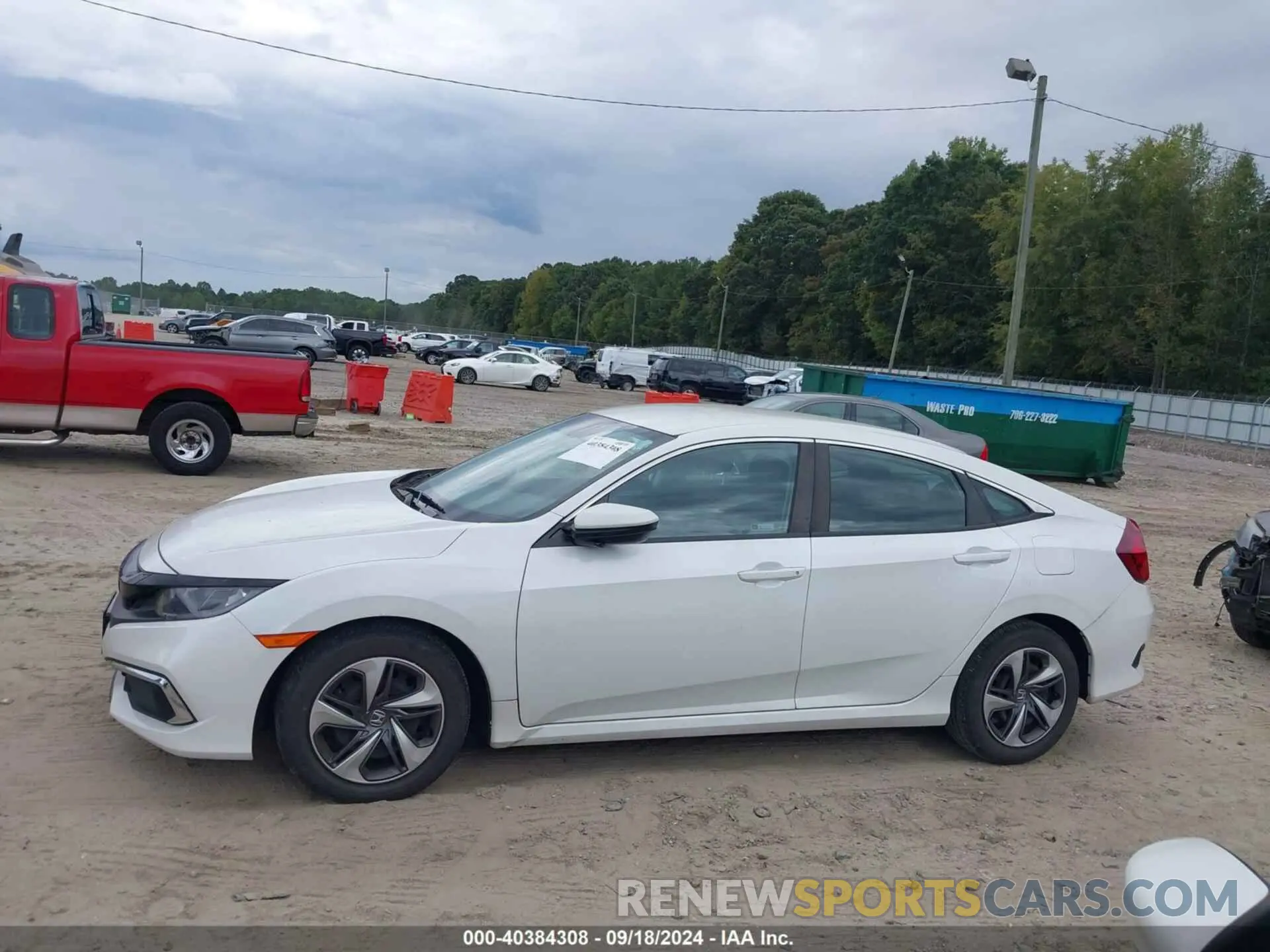 14 Photograph of a damaged car 19XFC2F62KE022570 HONDA CIVIC 2019
