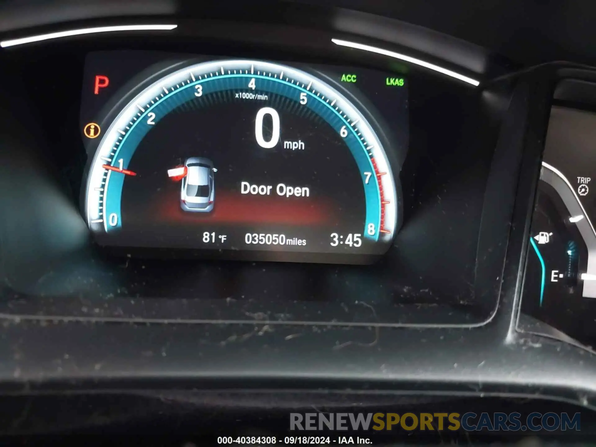 15 Photograph of a damaged car 19XFC2F62KE022570 HONDA CIVIC 2019