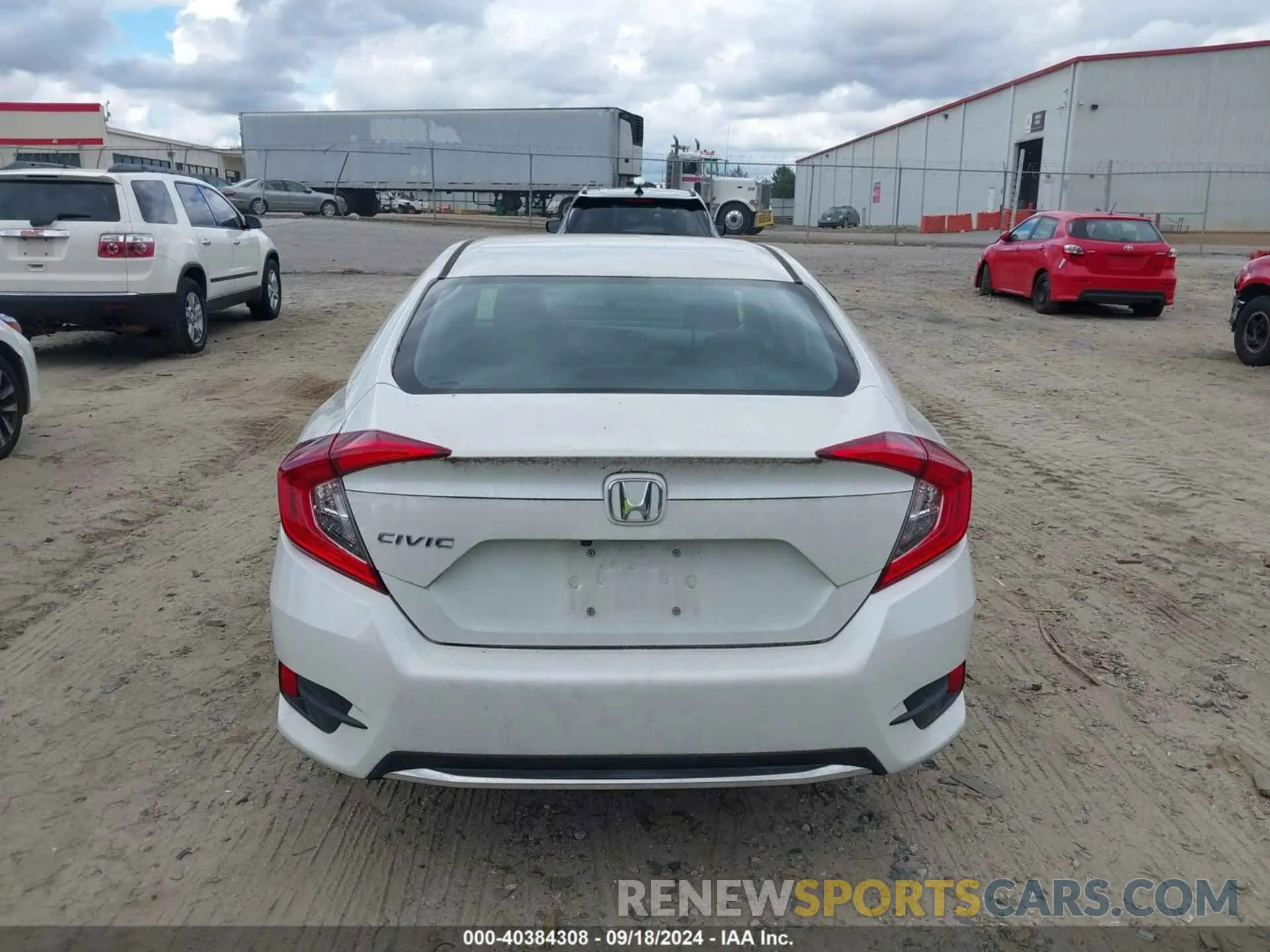 16 Photograph of a damaged car 19XFC2F62KE022570 HONDA CIVIC 2019