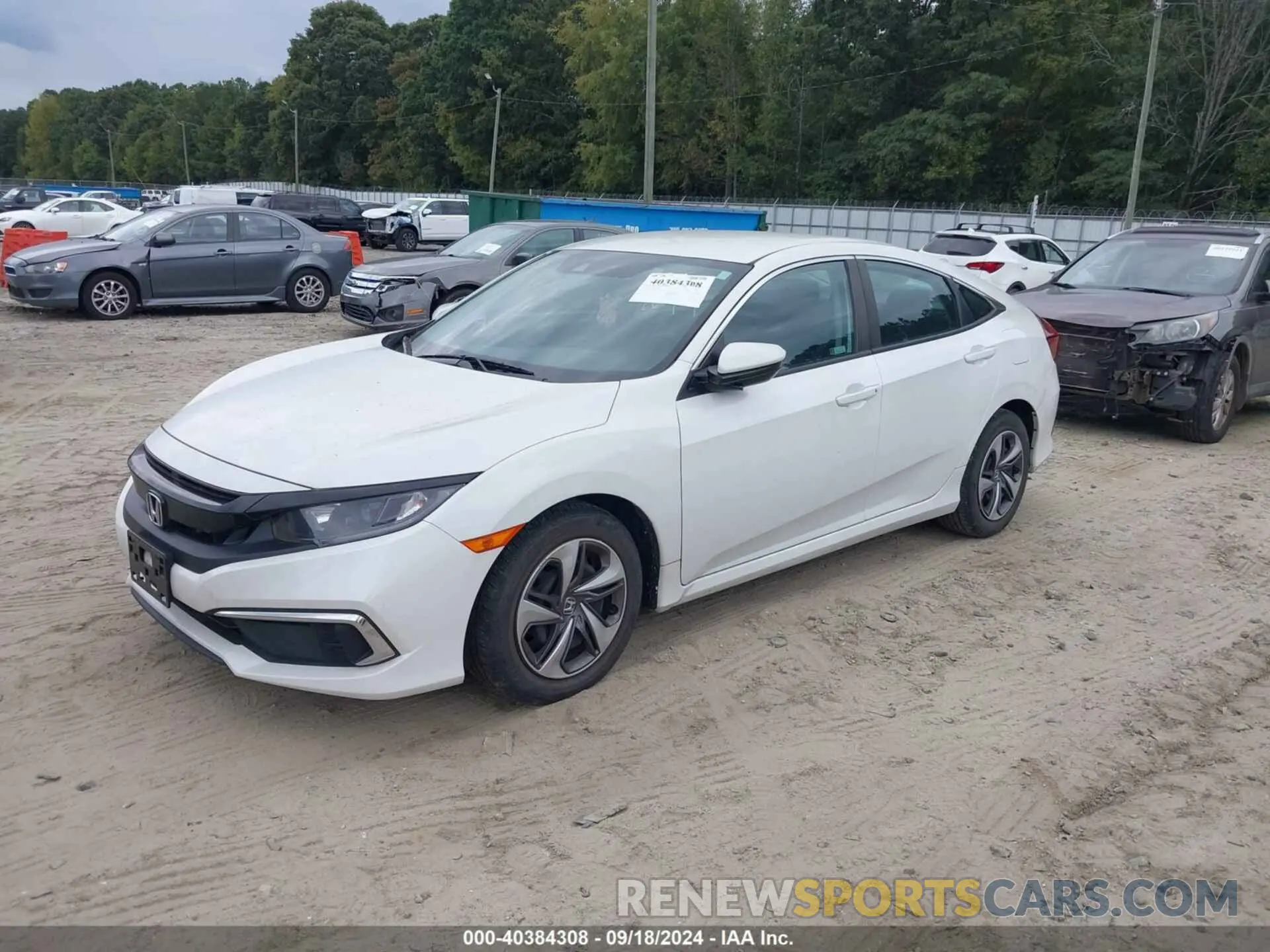 2 Photograph of a damaged car 19XFC2F62KE022570 HONDA CIVIC 2019