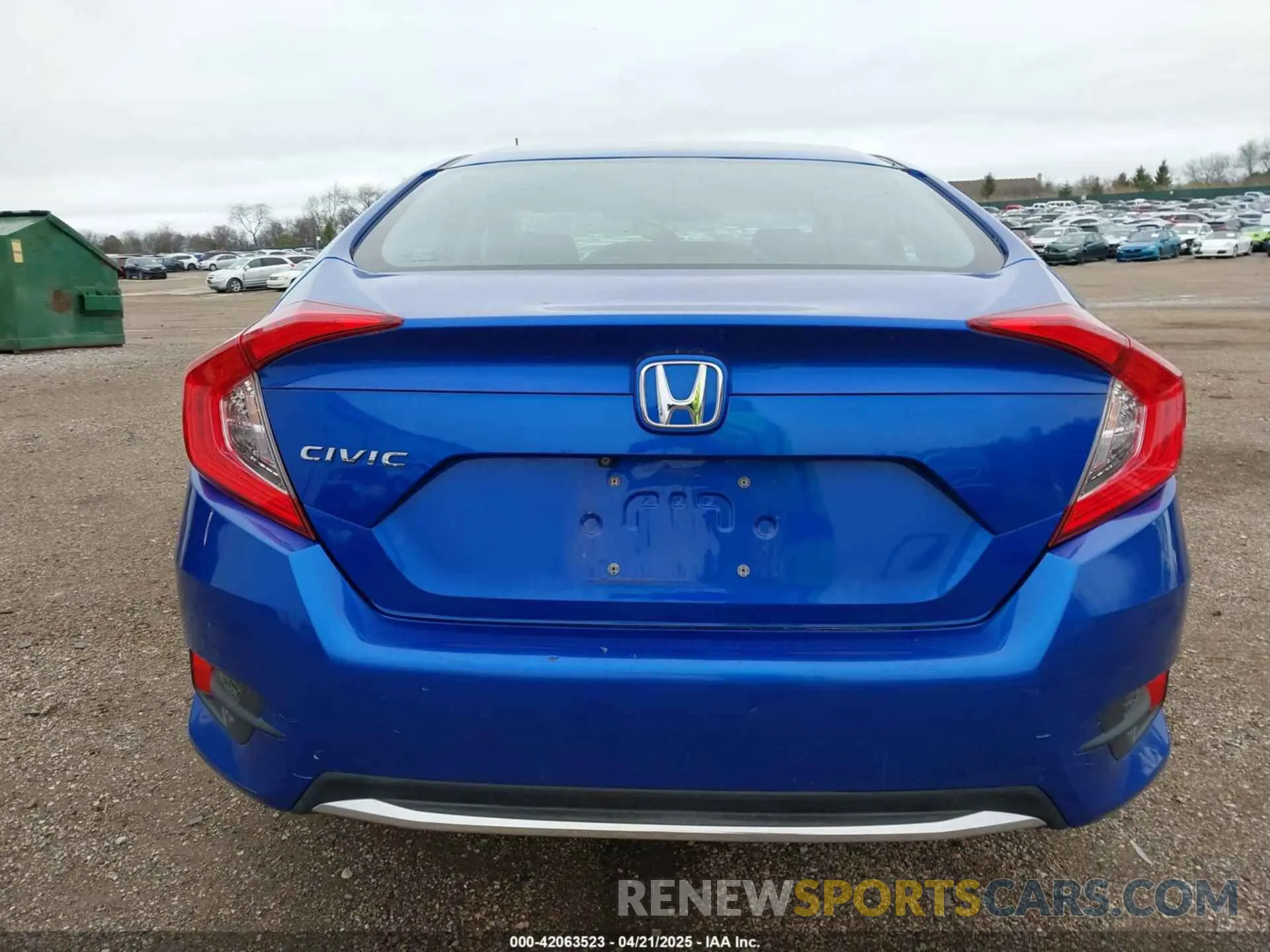16 Photograph of a damaged car 19XFC2F62KE028935 HONDA CIVIC 2019