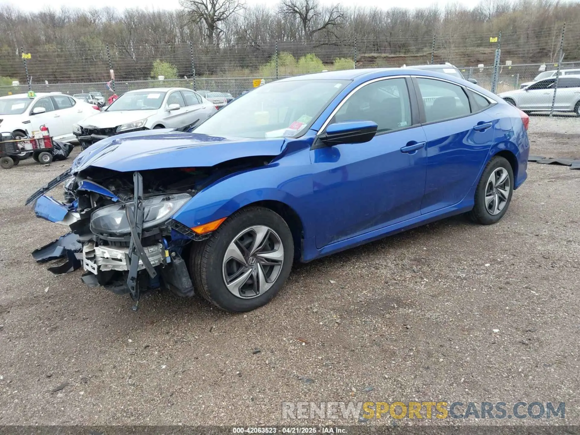 2 Photograph of a damaged car 19XFC2F62KE028935 HONDA CIVIC 2019