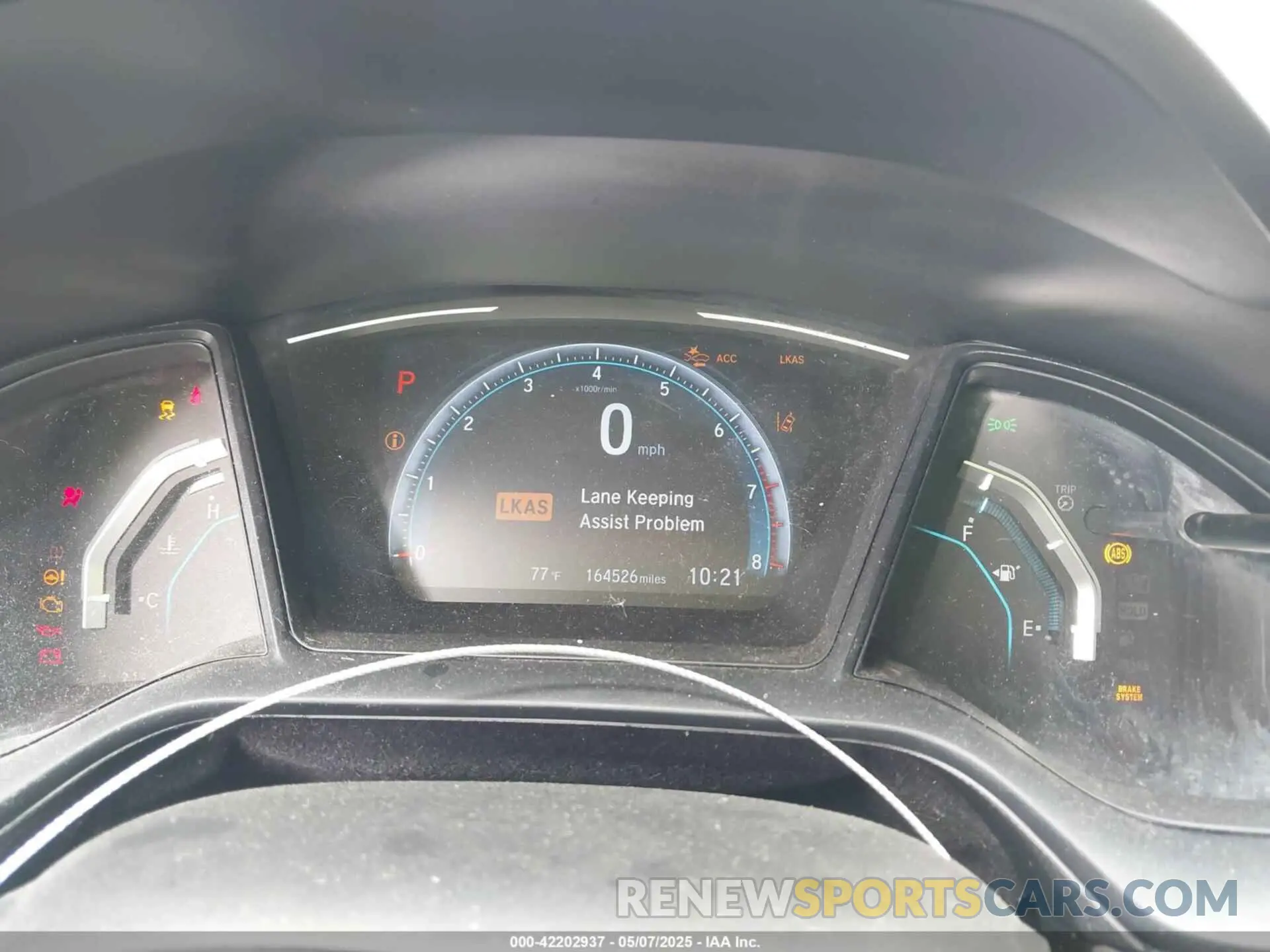 7 Photograph of a damaged car 19XFC2F62KE034797 HONDA CIVIC 2019