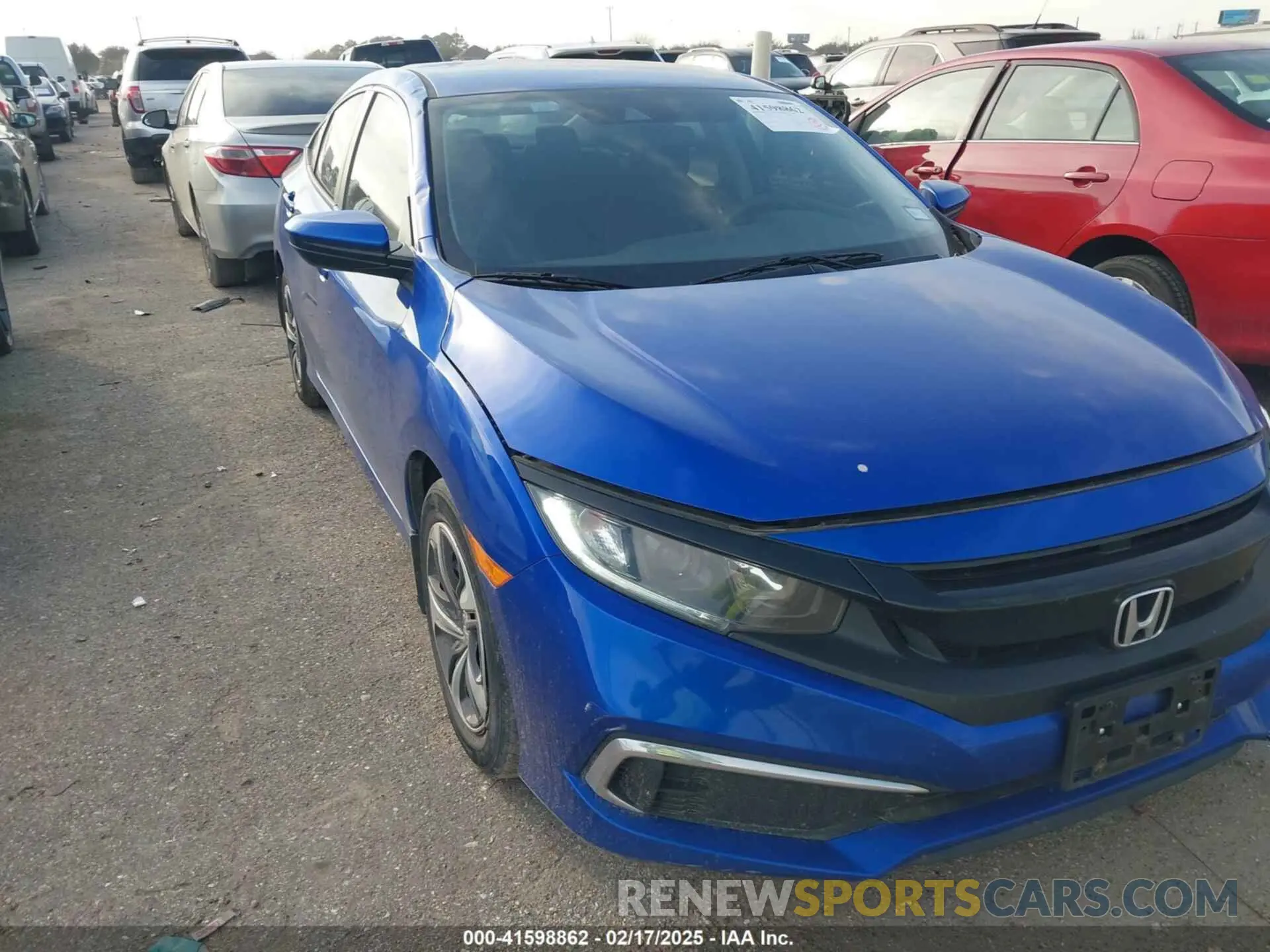 2 Photograph of a damaged car 19XFC2F62KE035111 HONDA CIVIC 2019